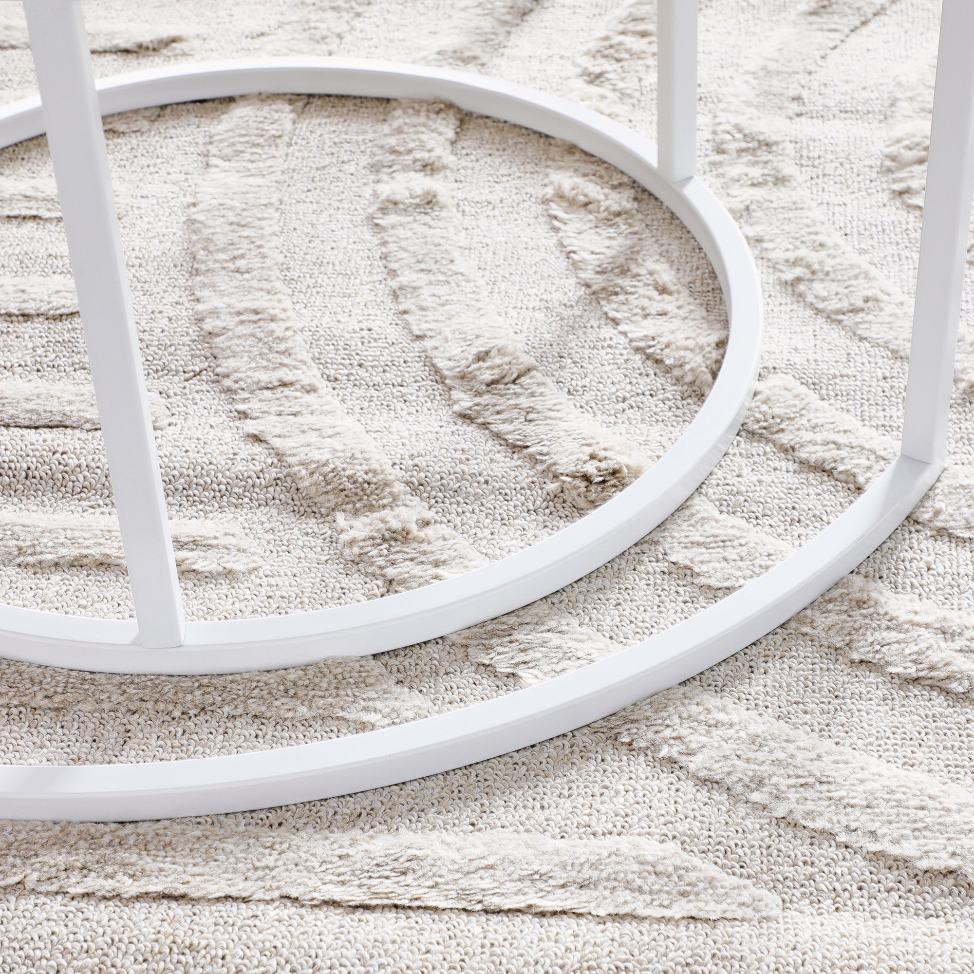 Nesting Sonoma Coffee Tables Set Of 2 White
