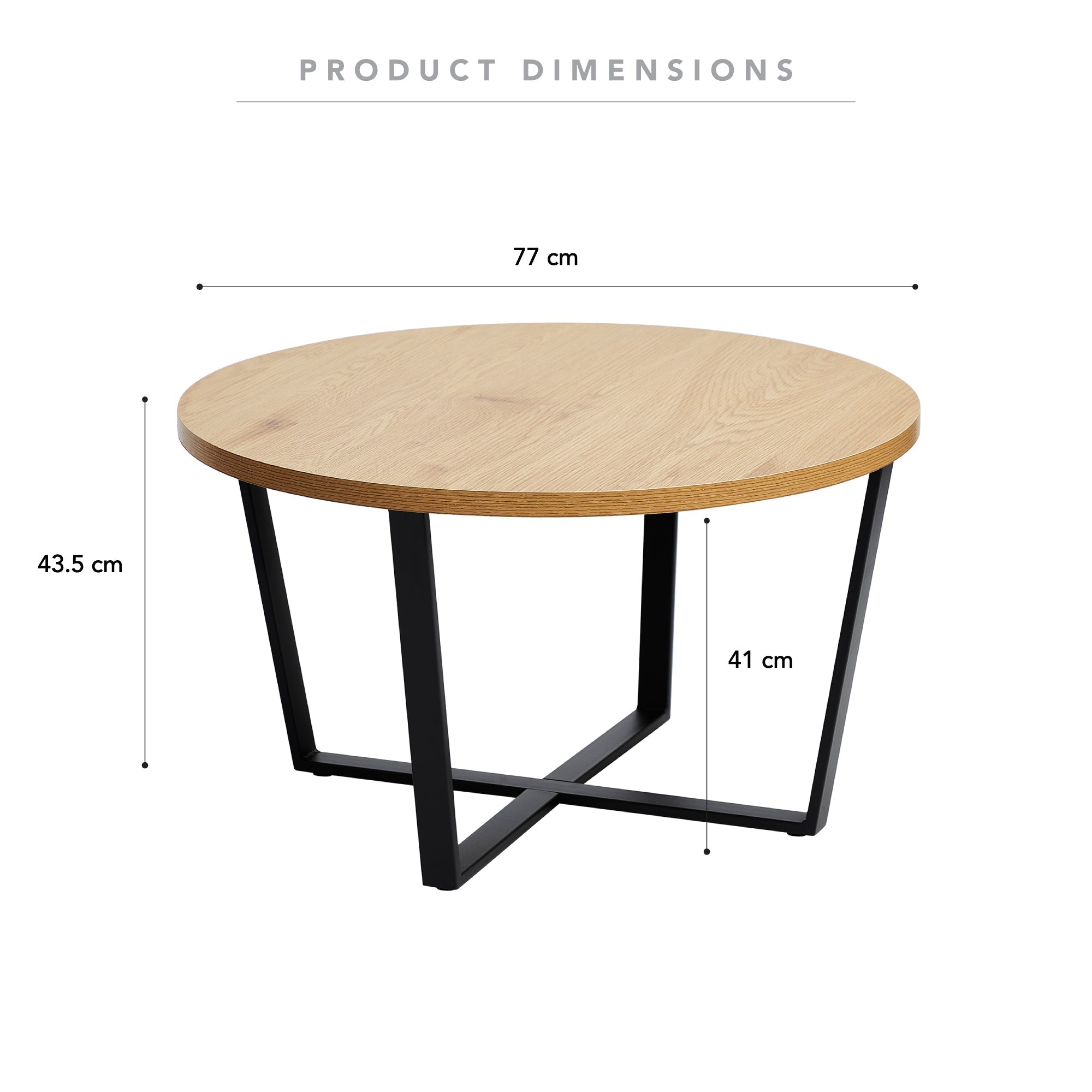Arizona Round Coffee Table Natural