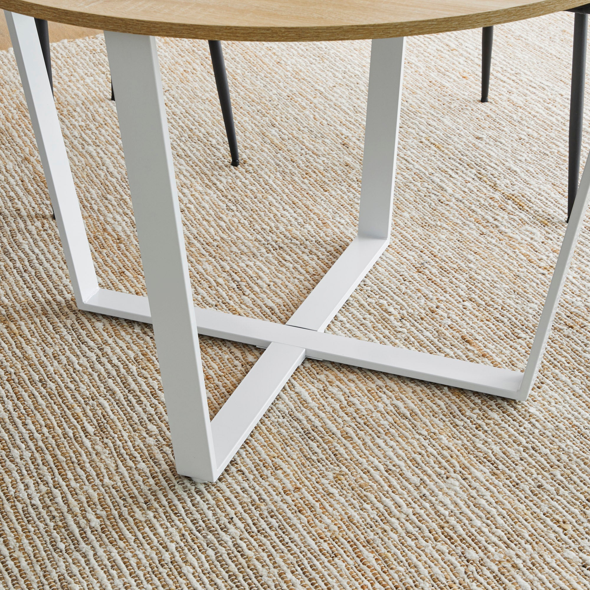 Arizona Dining Table White (110cm)