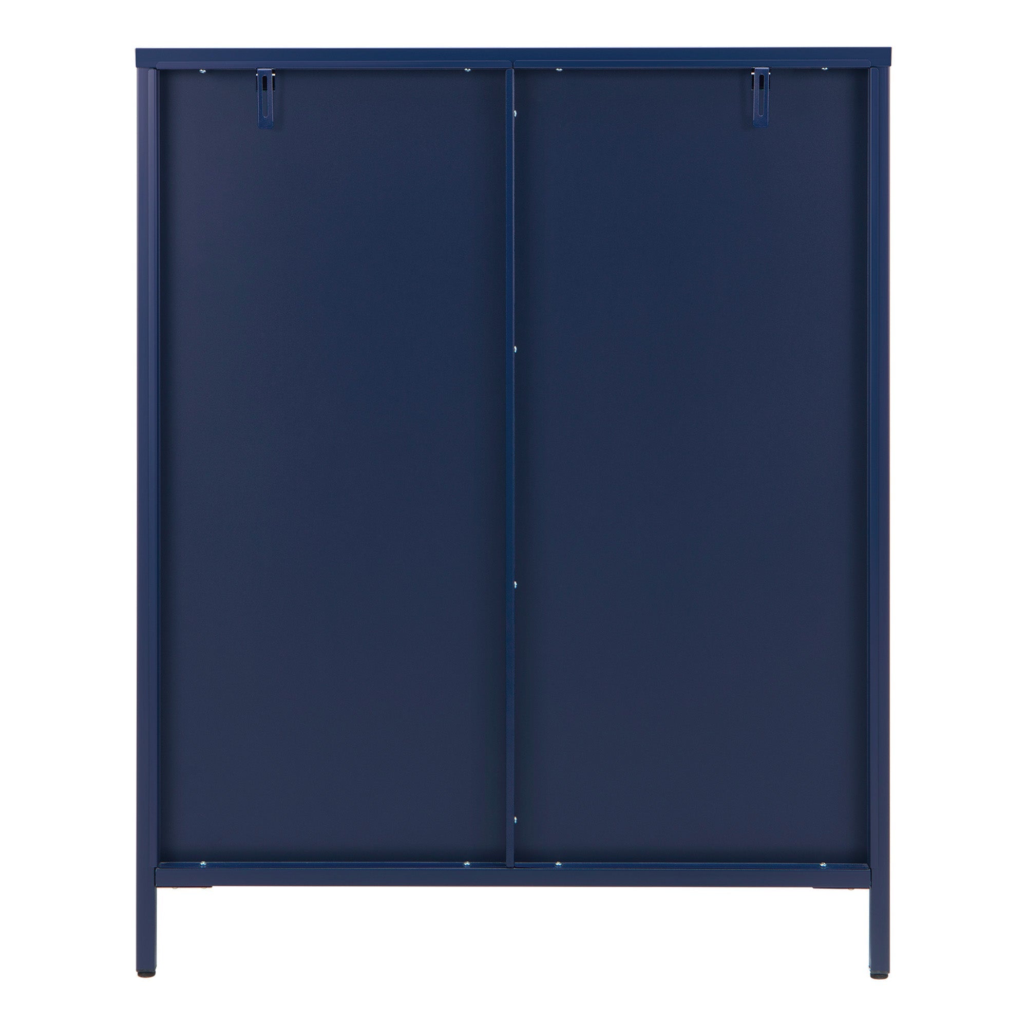 Ella 2 Door Modern Metal Cabinet Navy