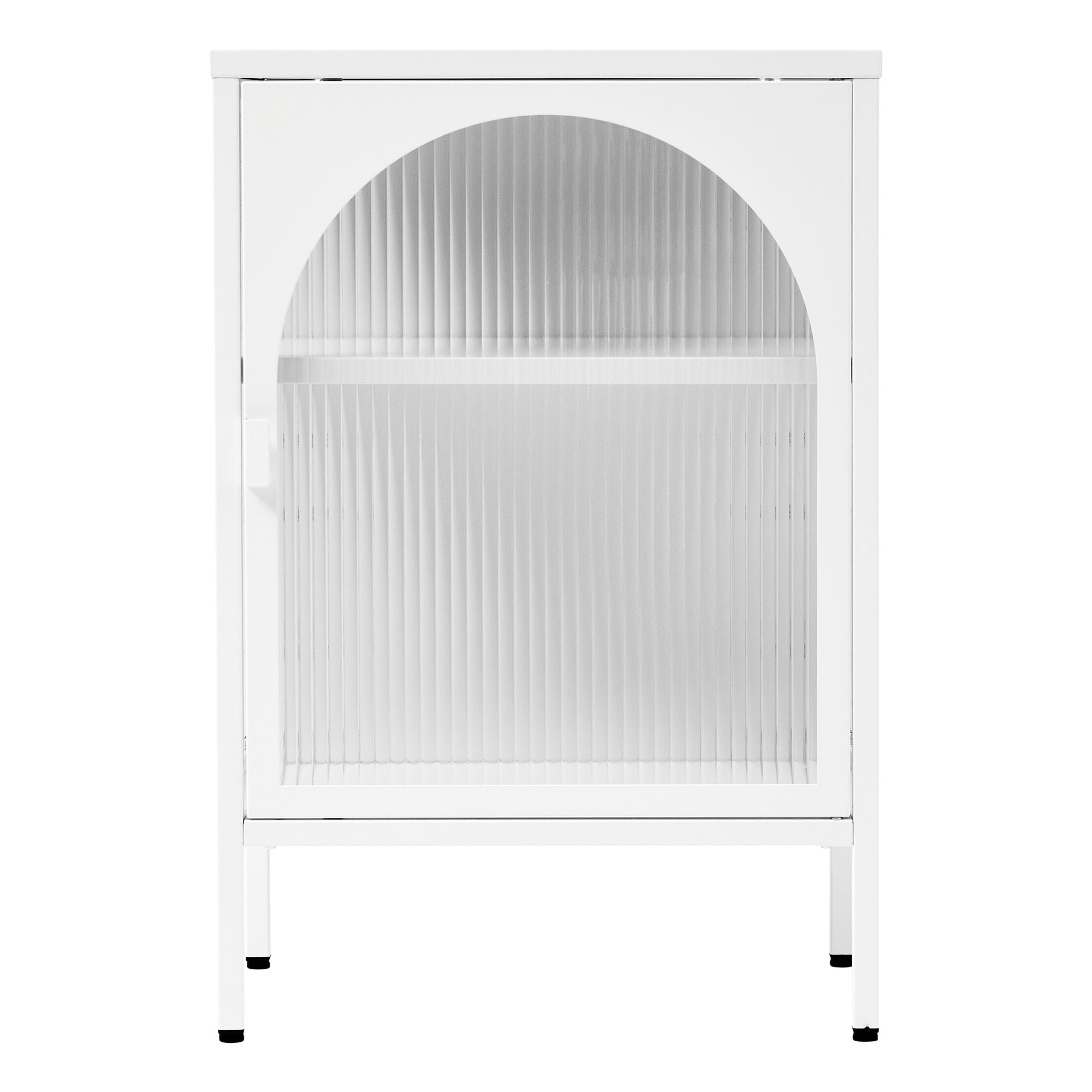 Eve Modern Metal Side Table White