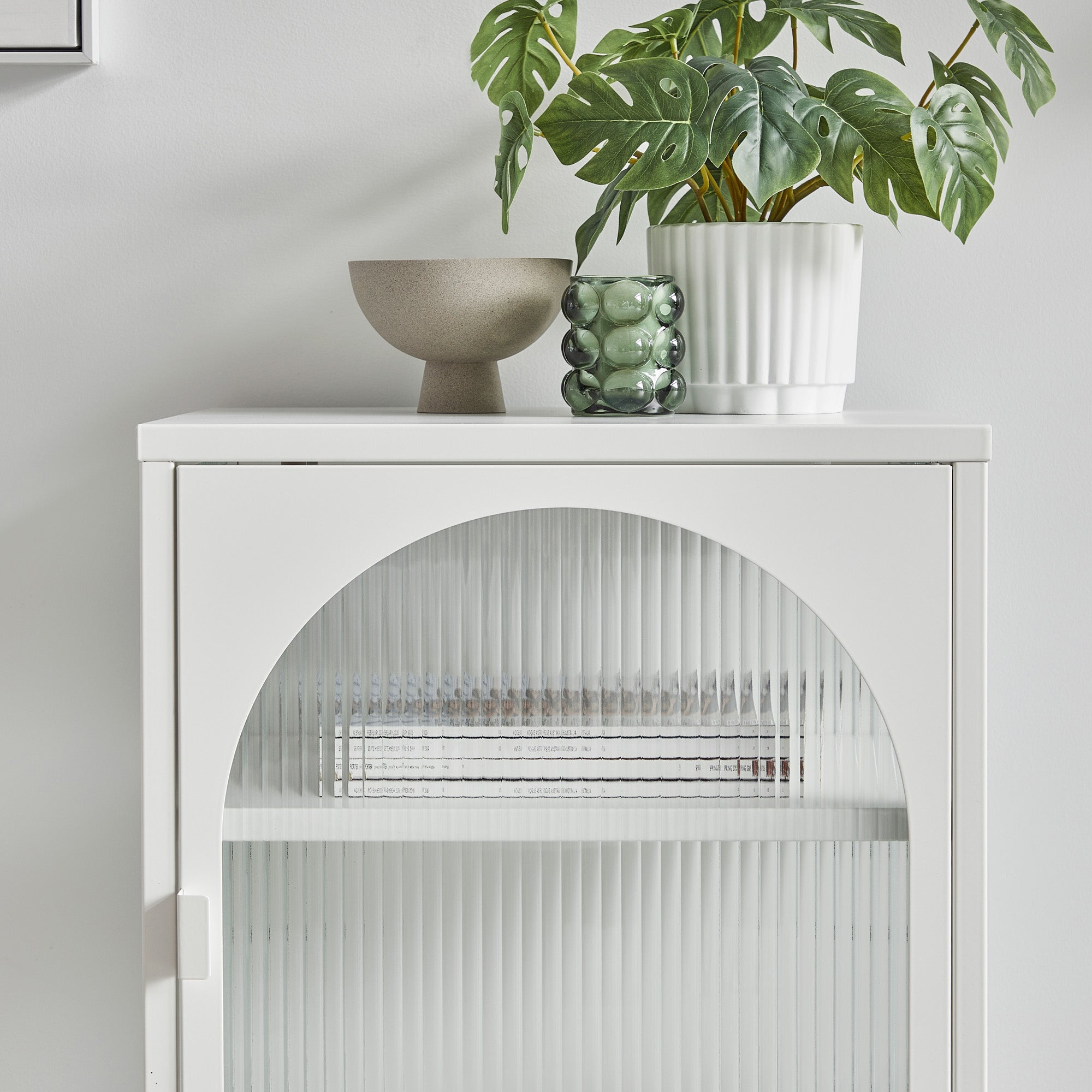 Eve Modern Metal Side Table White