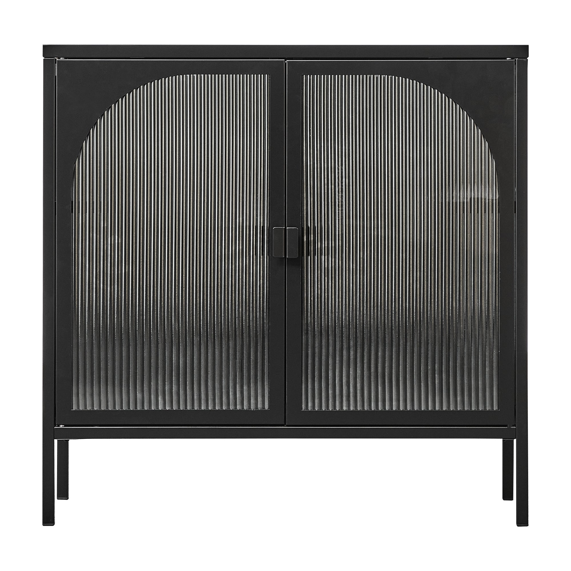 Eve Modern Metal Cabinet Black