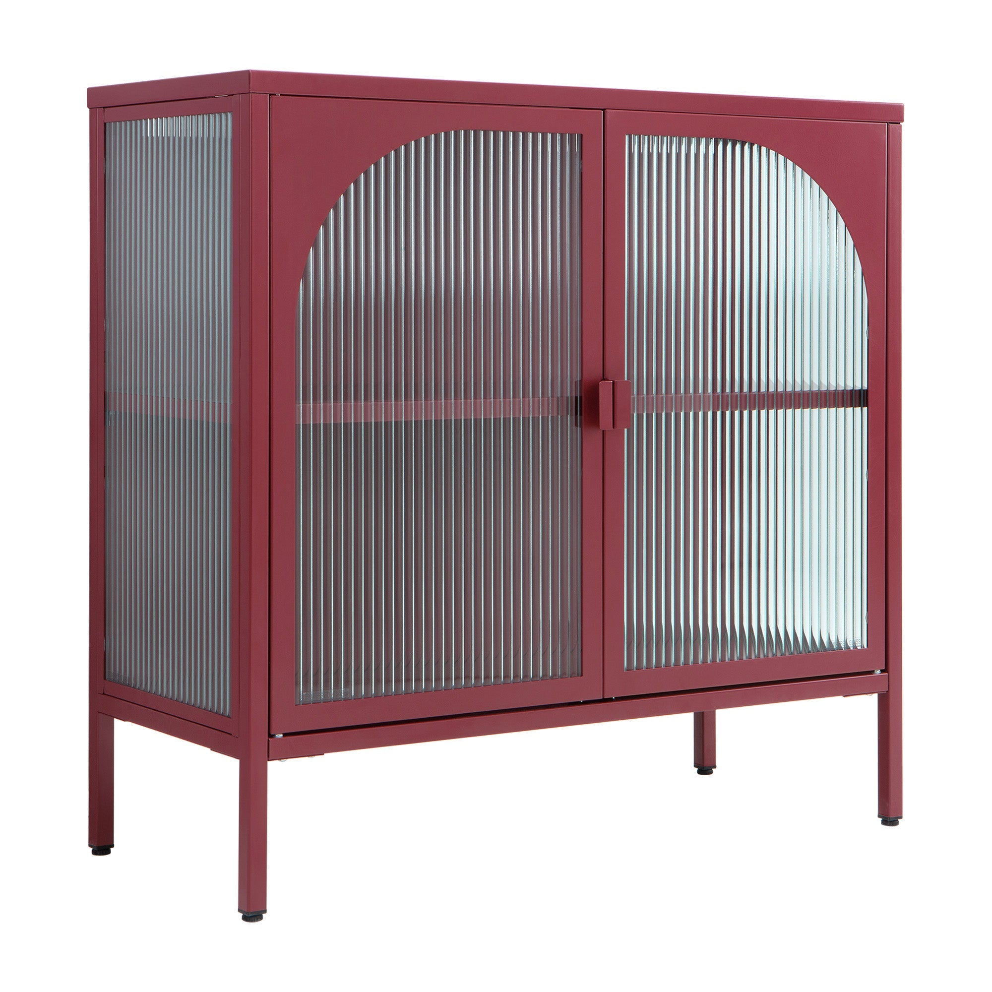 Eve Modern Metal Cabinet Wine