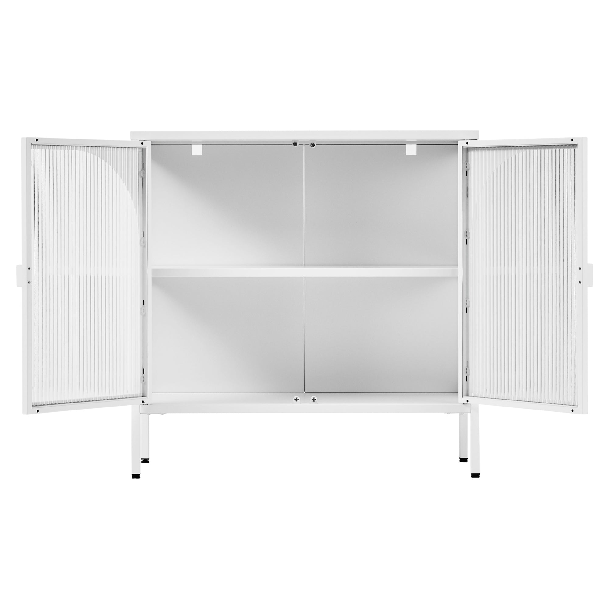 Eve Modern Metal Cabinet White