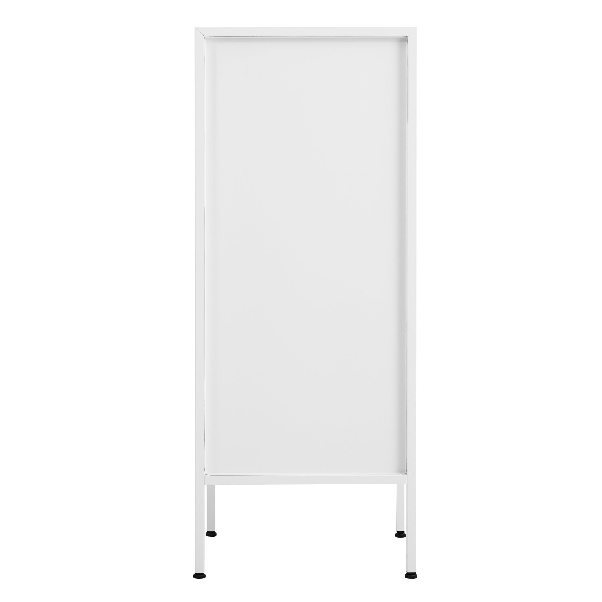 Eve Metal Open Front Shelving Unit White