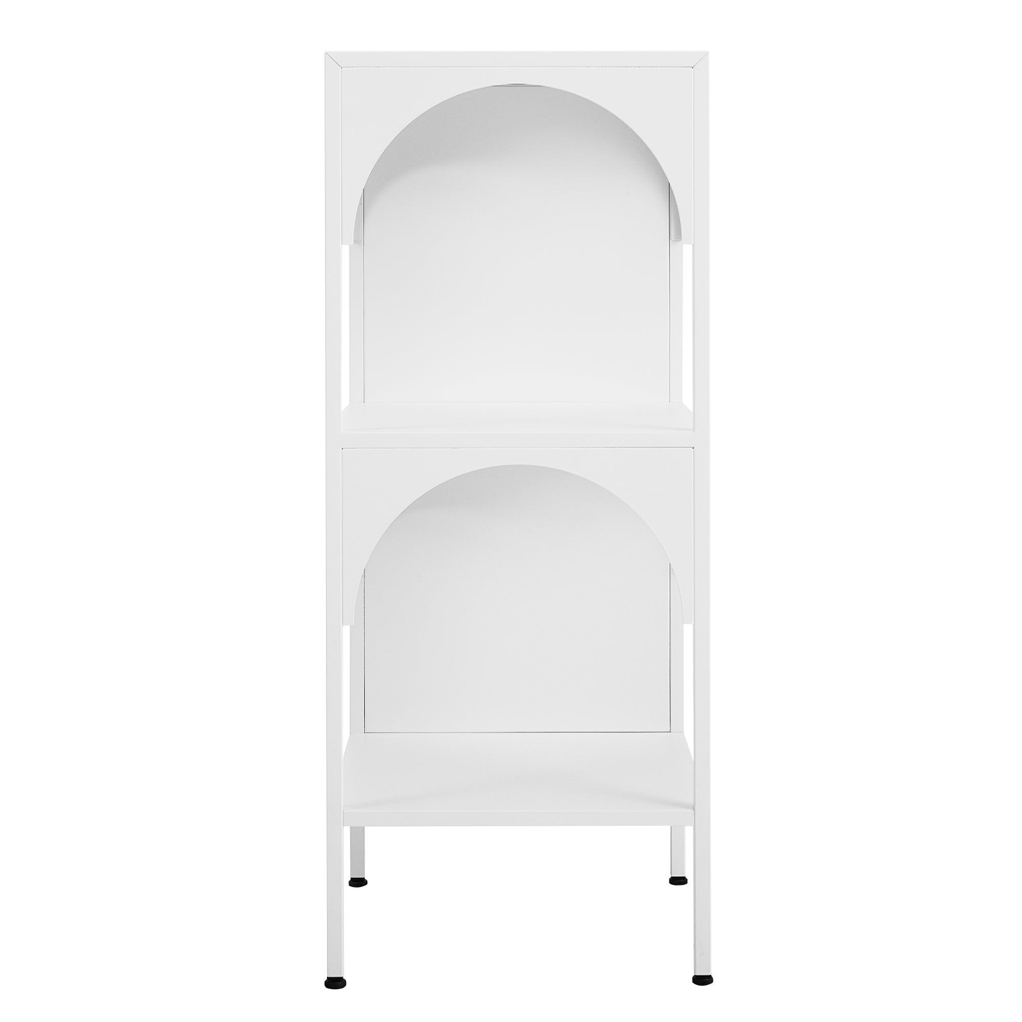 Eve Metal Open Front Shelving Unit White