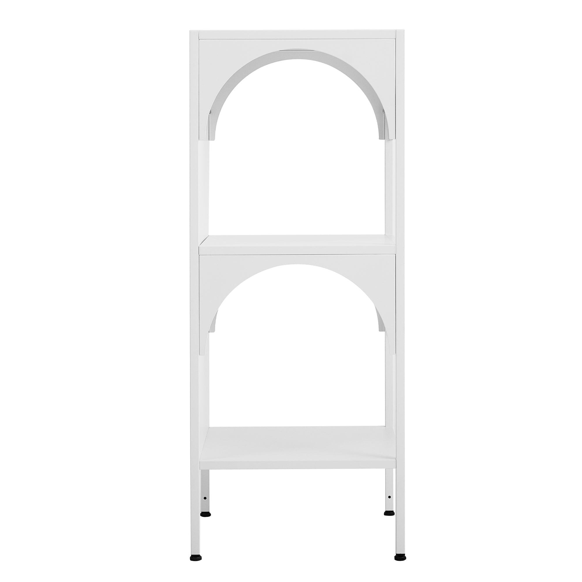 Eve Metal Open Front Shelving Unit White