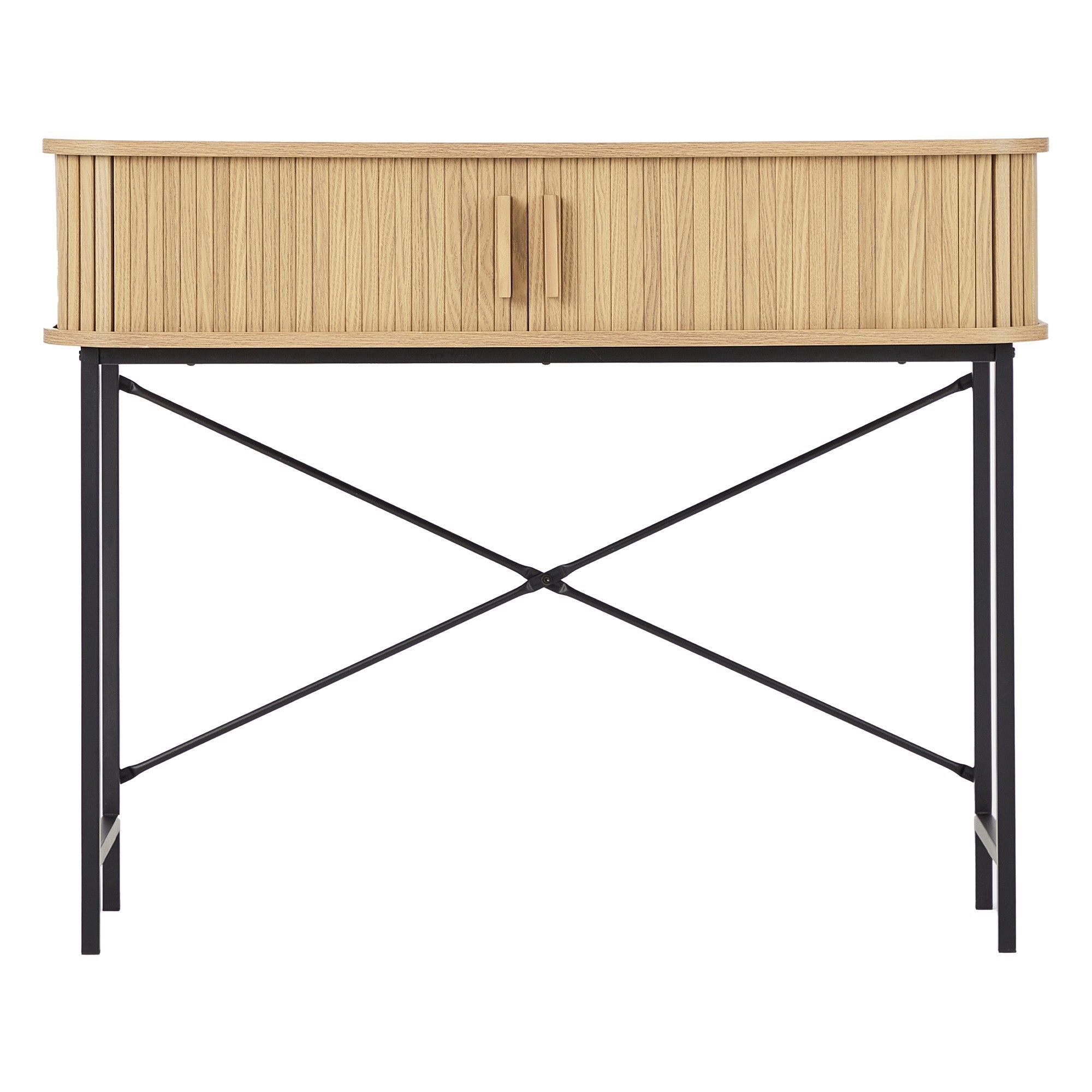 Haven Sliding Door Console Table Natural (100cm)