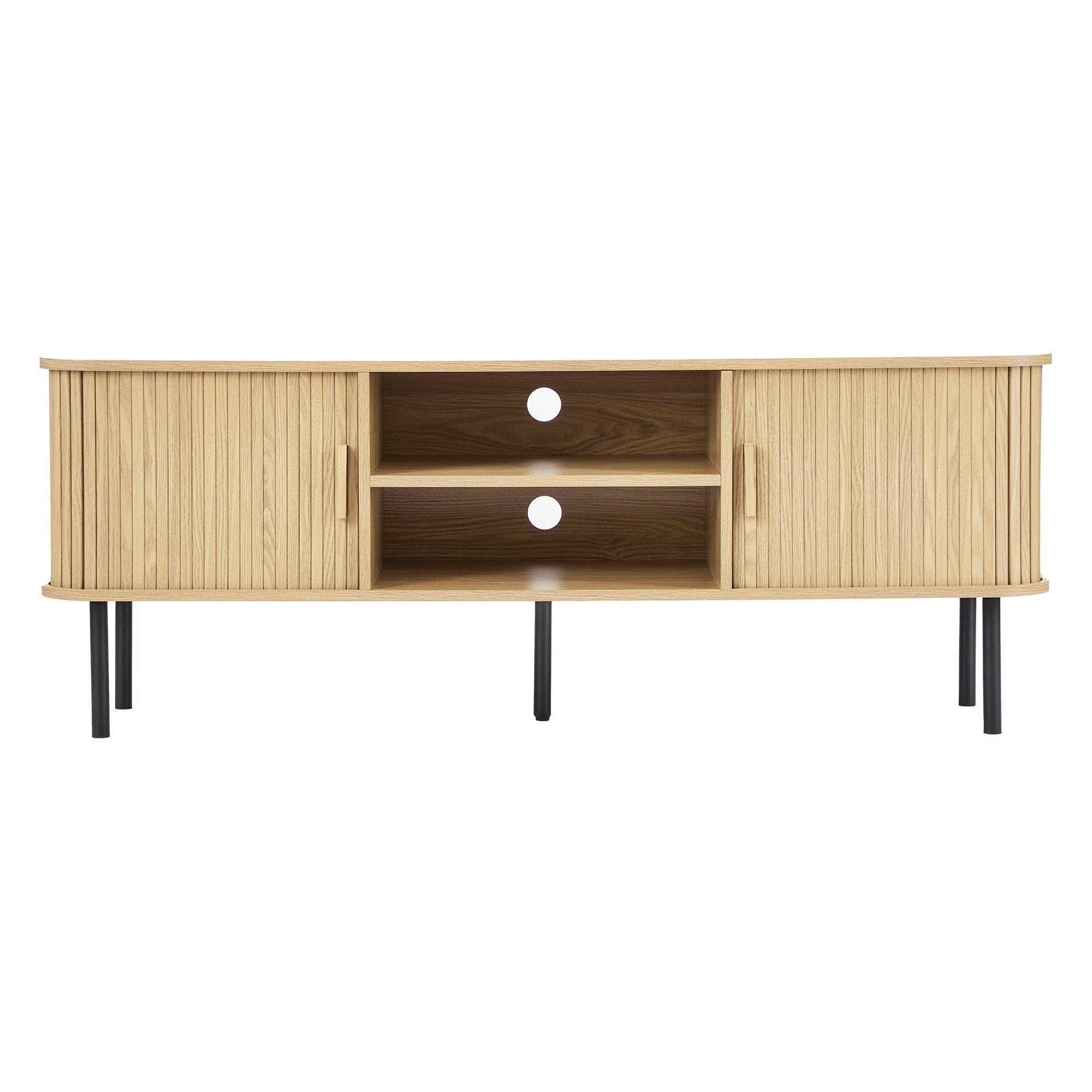 Haven Sliding Door Entertainment Unit Natural (140cm)