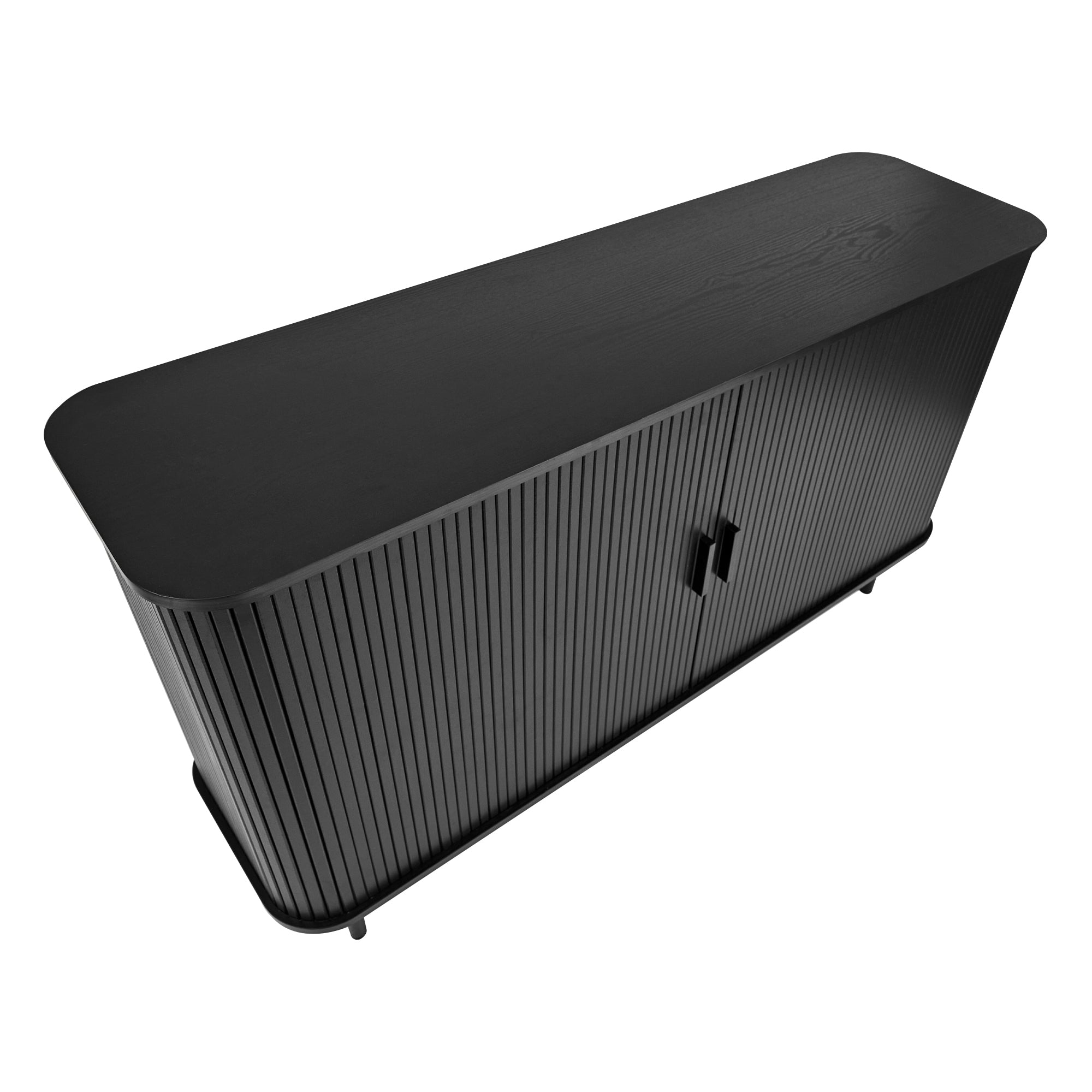 Haven Sliding Door Sideboard Black (140cm)