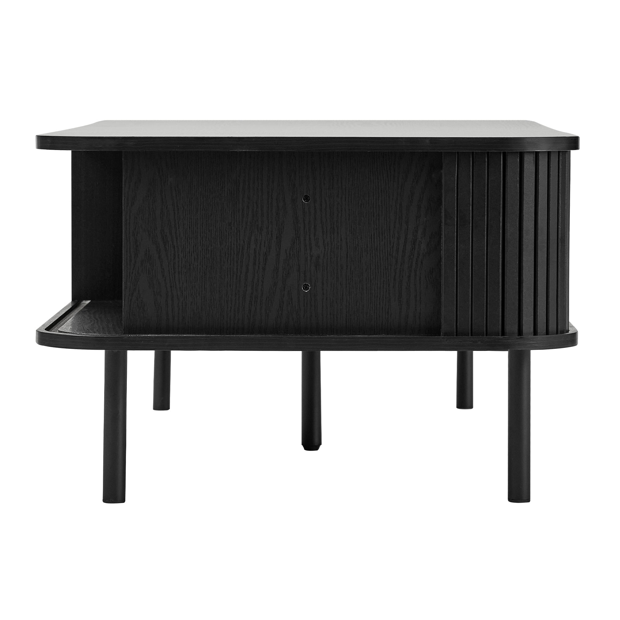 Haven Sliding Door Coffee Table Black