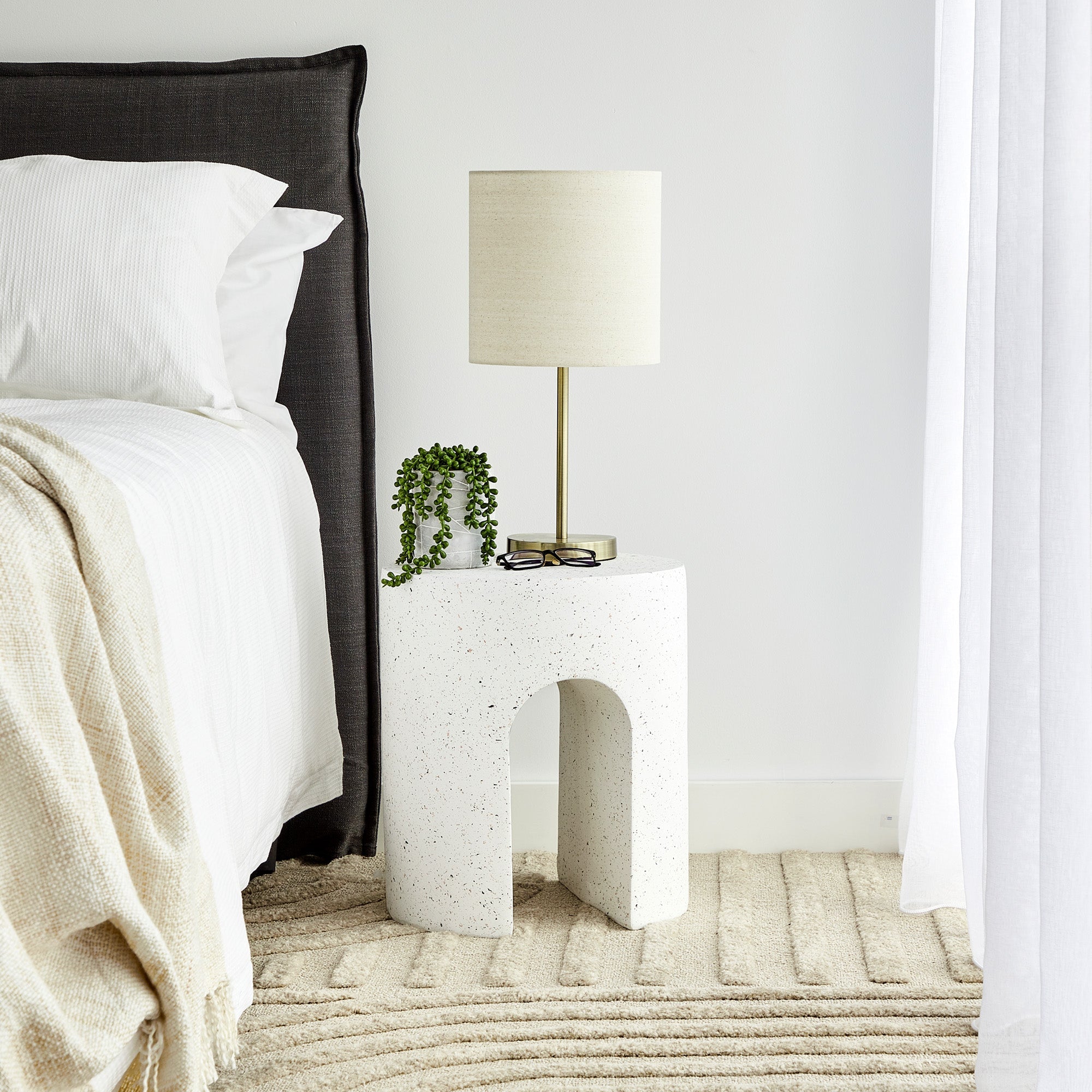 Sorrento MgO Side Table White