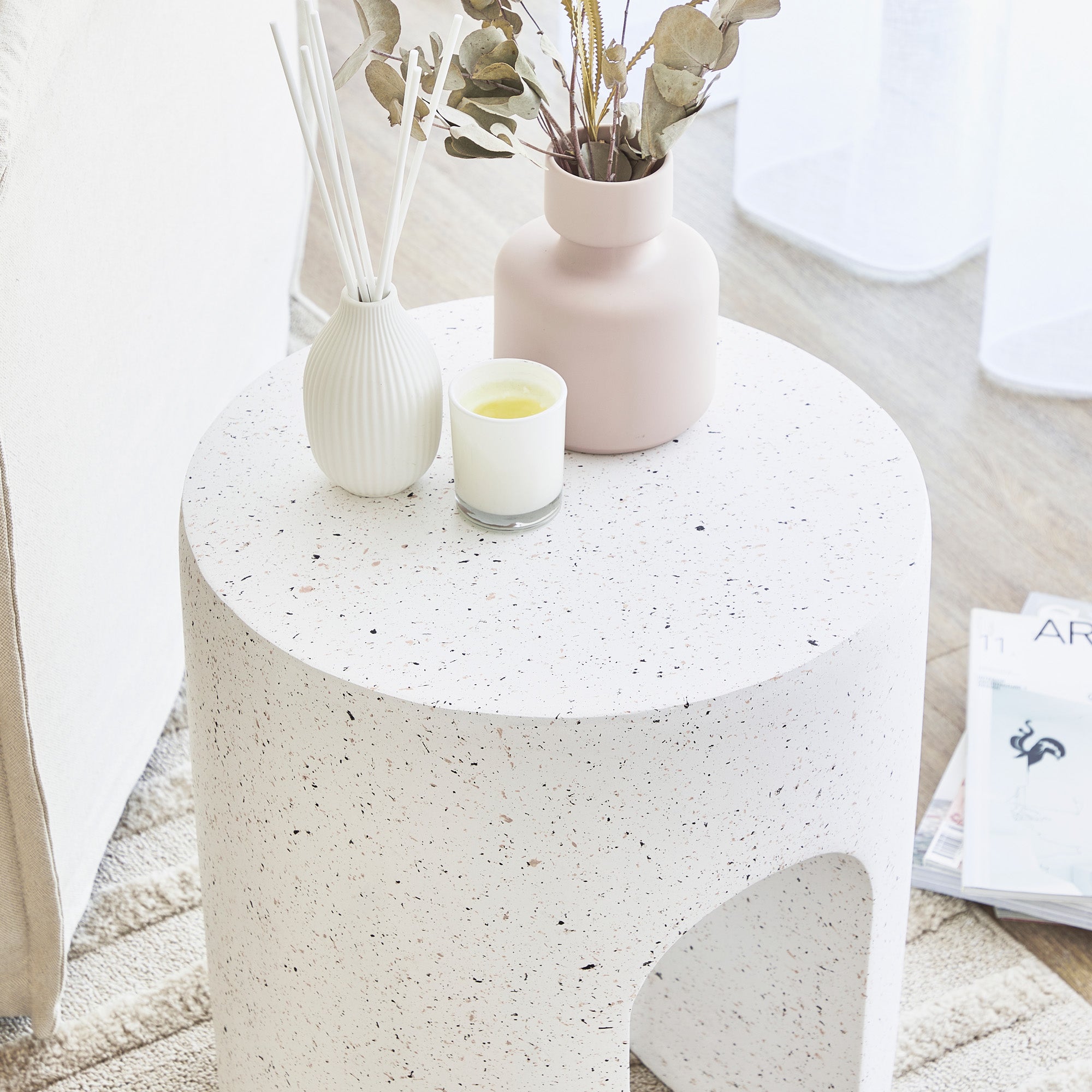 Sorrento MgO Side Table White