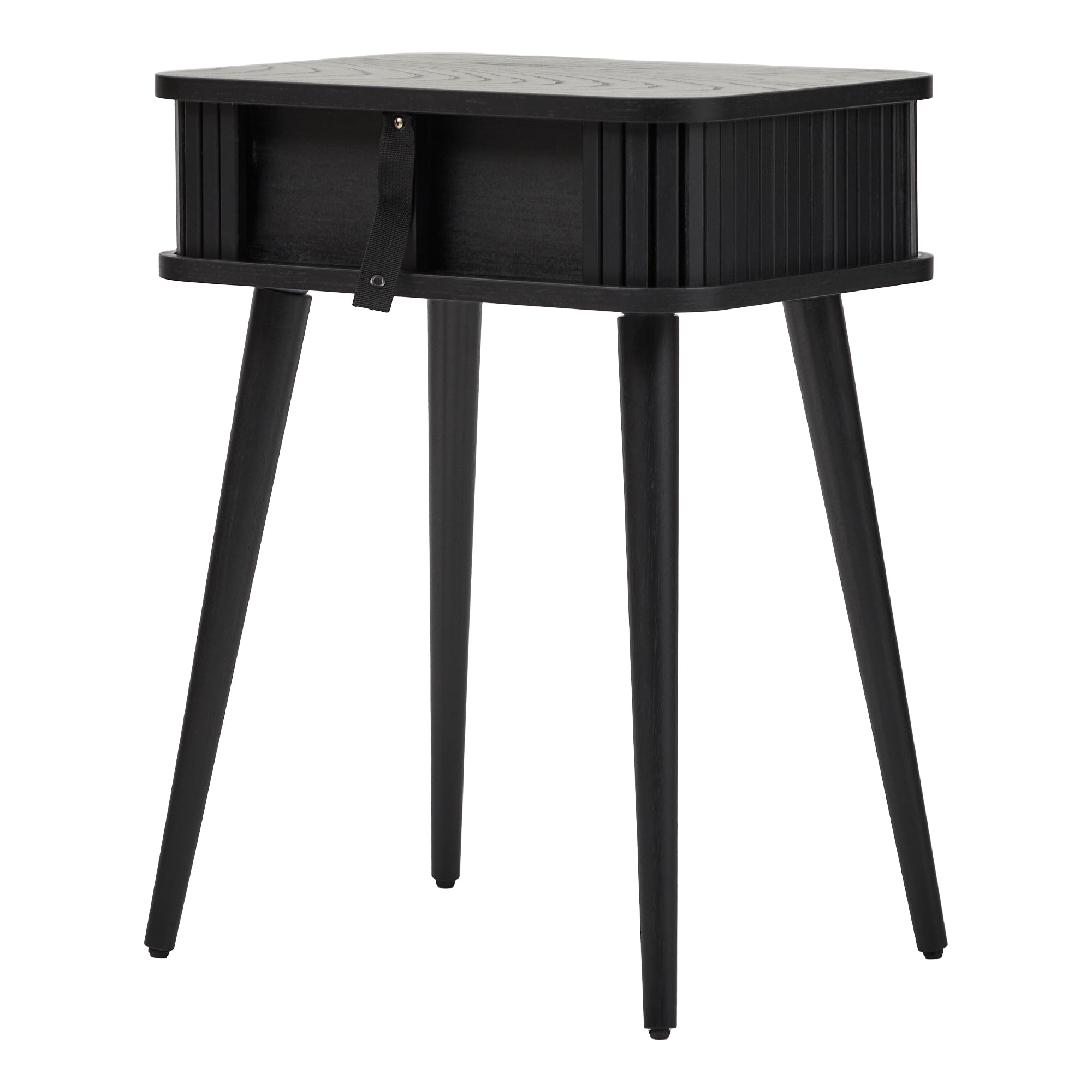 Curve Bedside Table Black