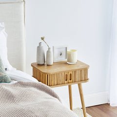 Curve Bedside Table Natural