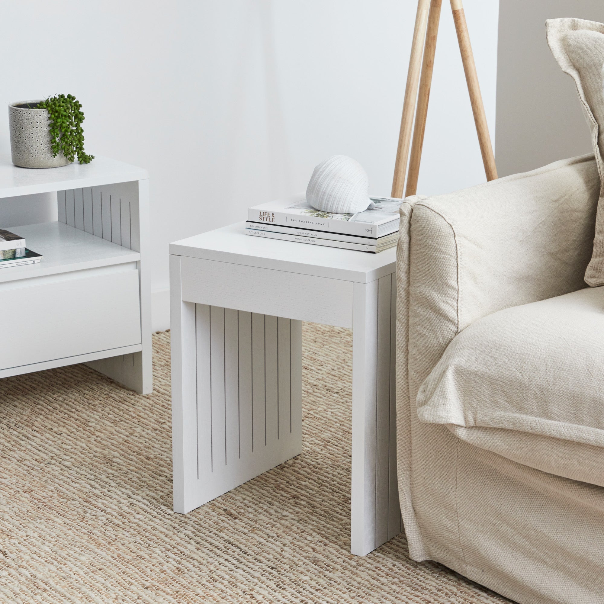 Harper Side Table White