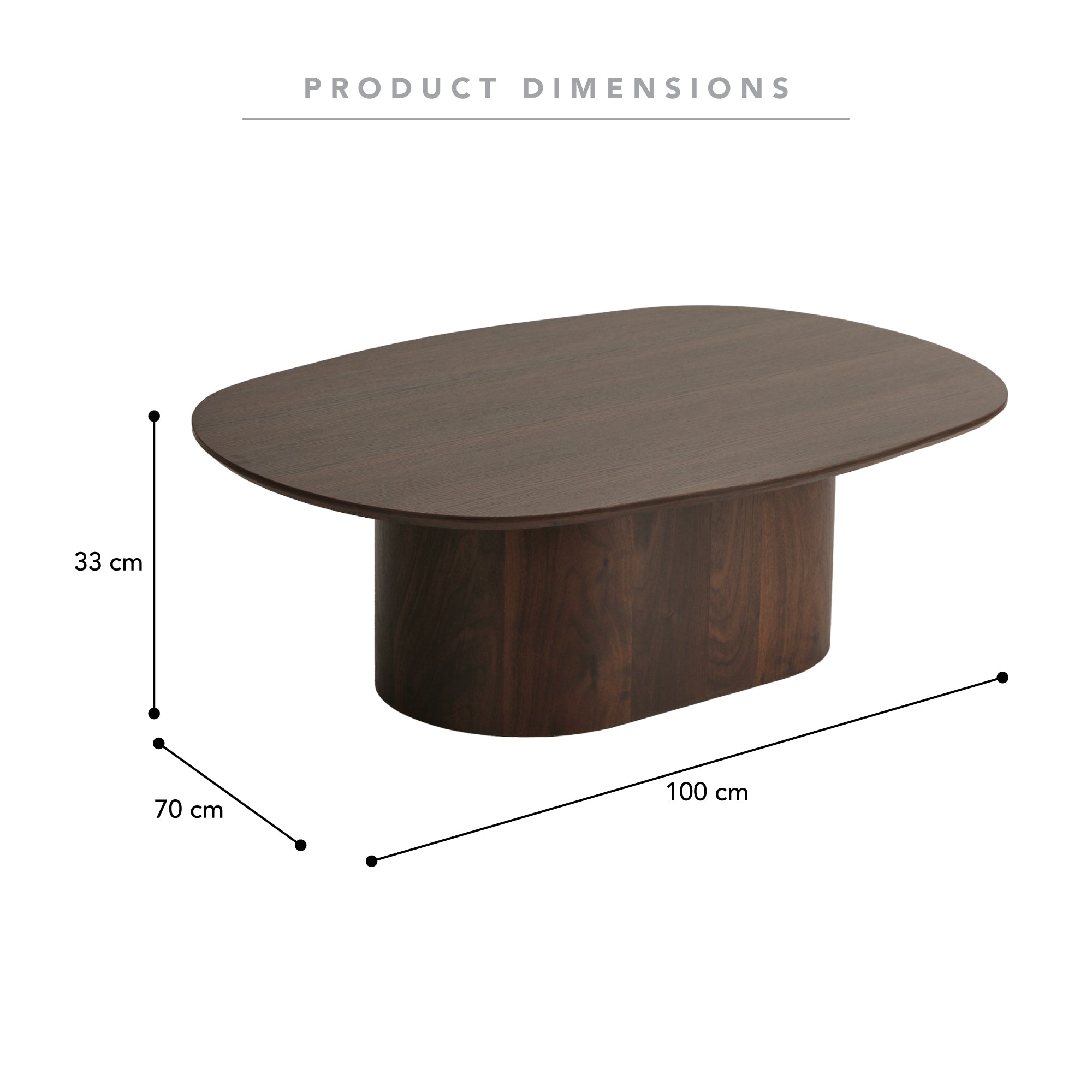 Alex Coffee Table Walnut