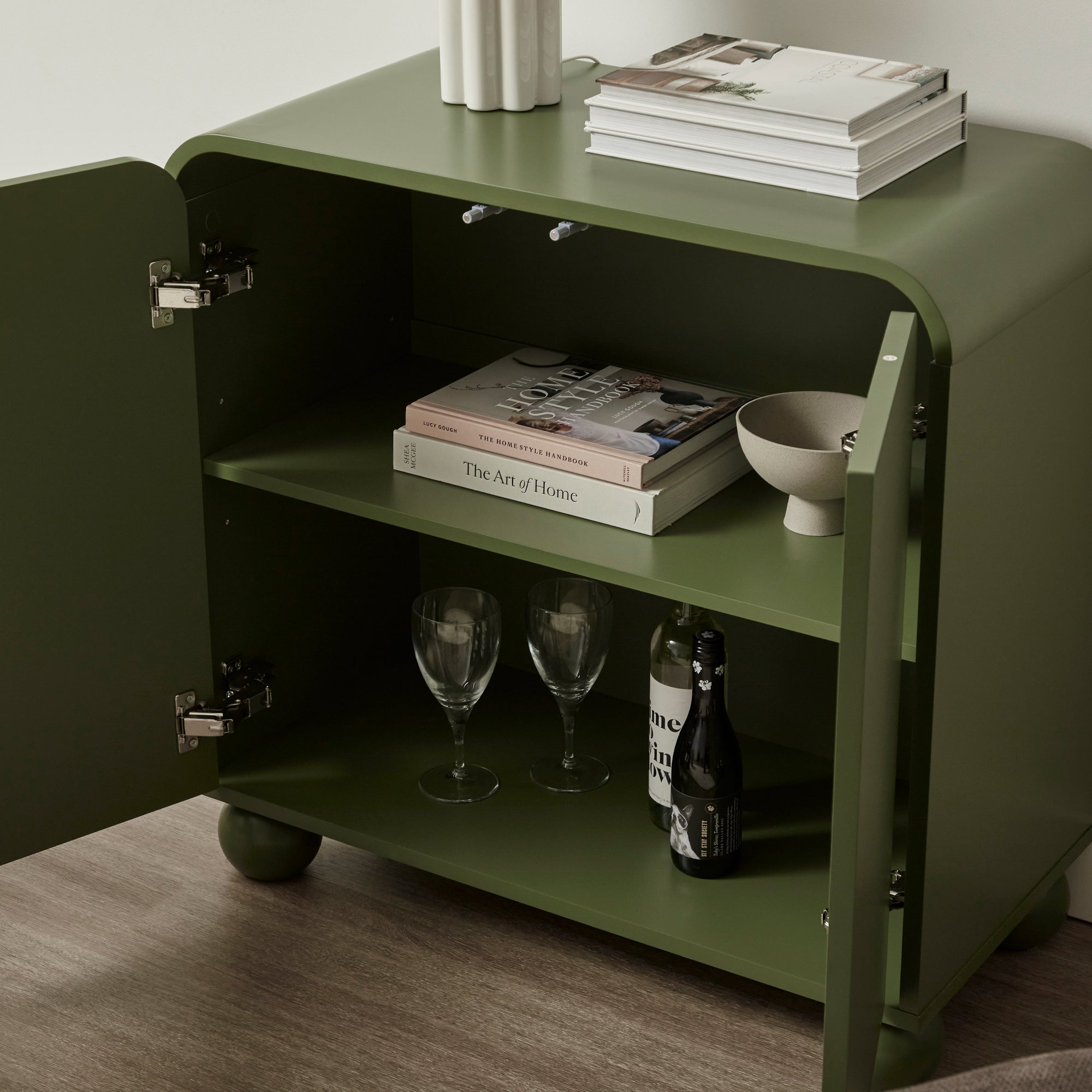 Baxter 2 Door Buffet Green (80cm)