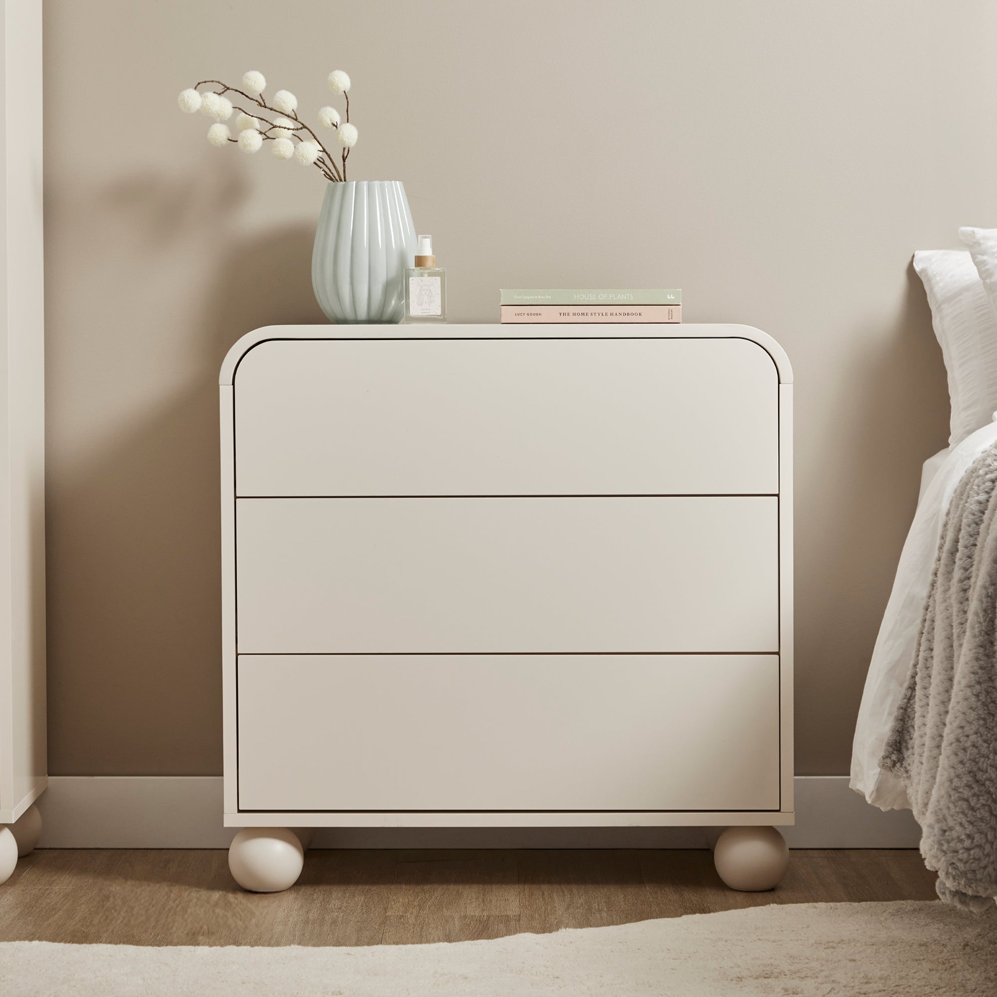 Baxter Chest of 3 Drawers Cream