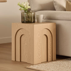 Belle Set of 3 Nested Side Tables Oak