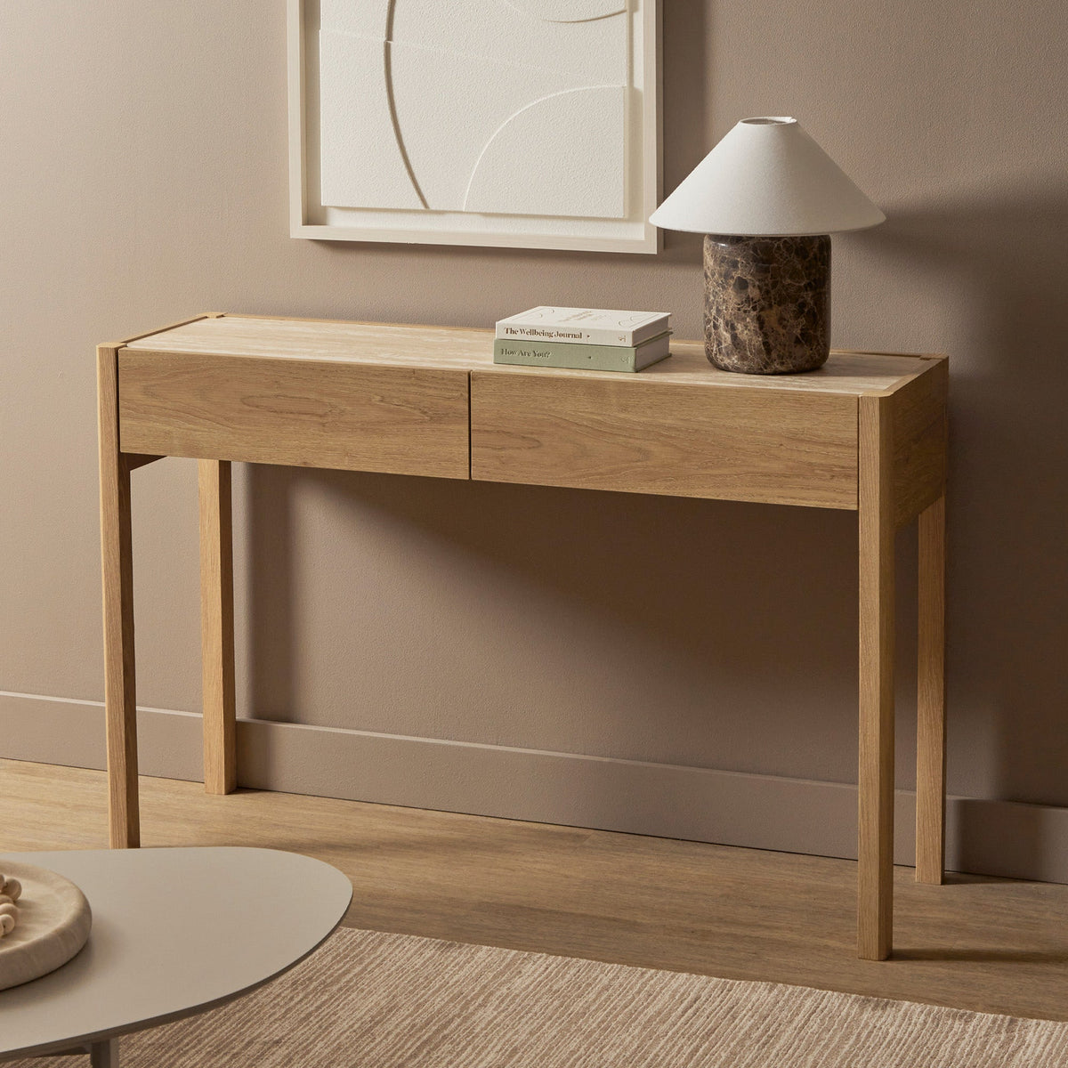 Clarke Console Table Oak (120cm)