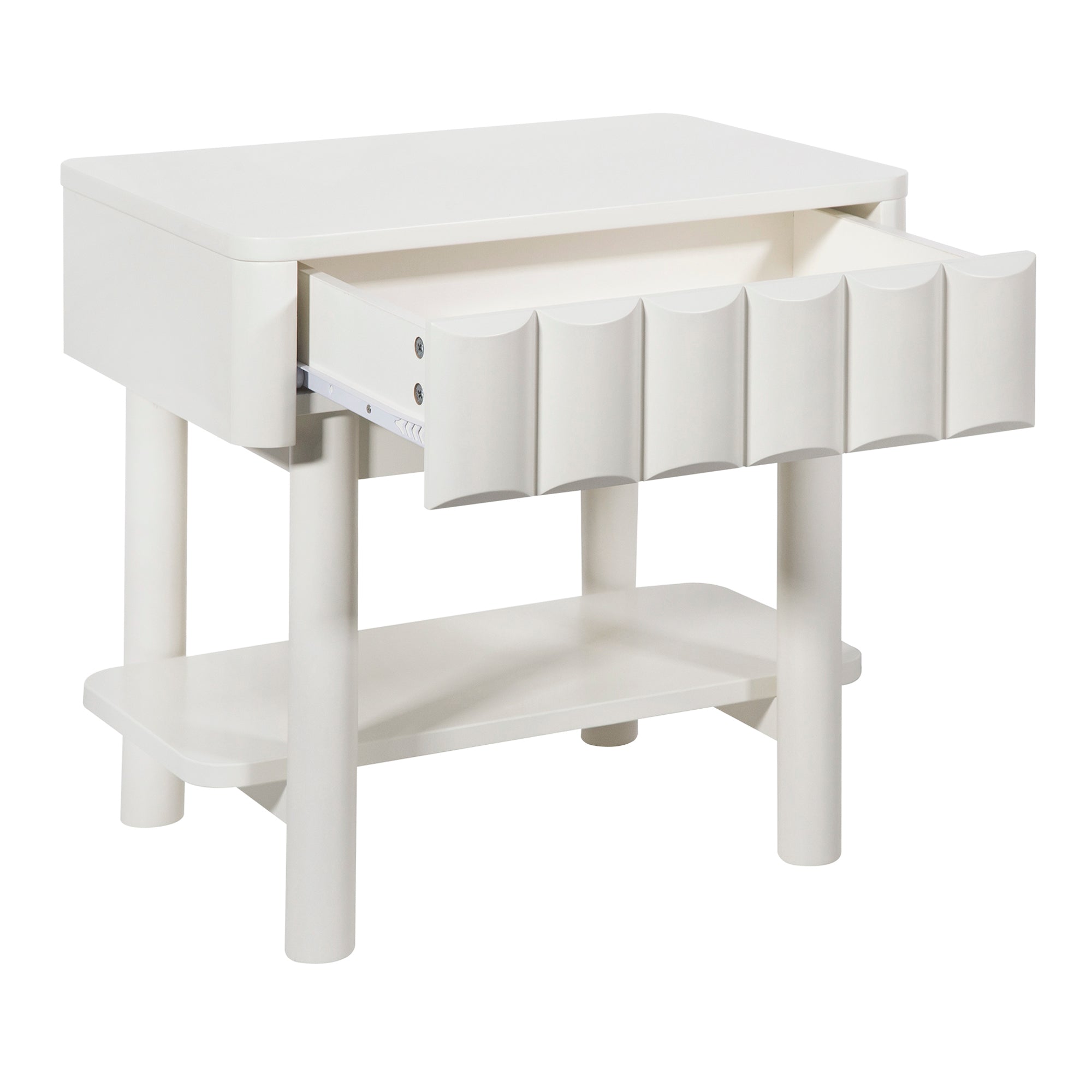 Cosette Bedside Table Off-White