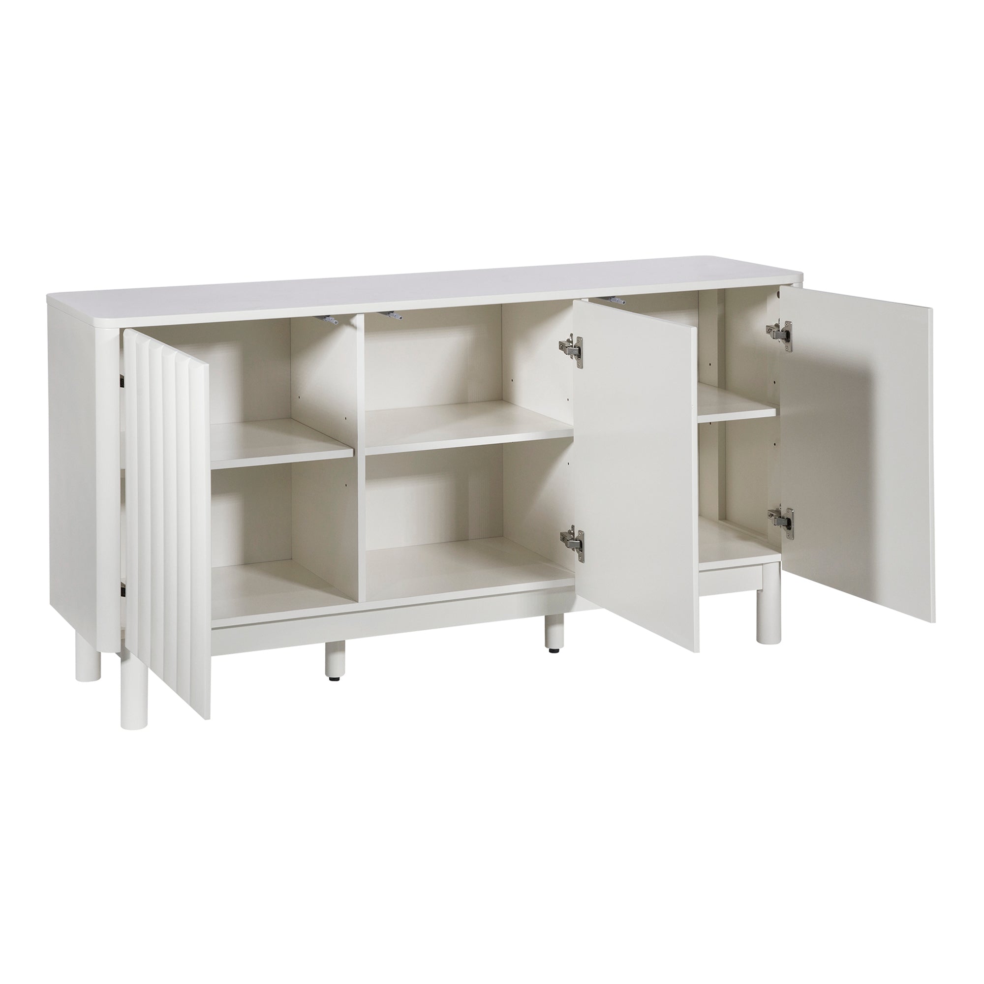 Cosette 3 Door Buffet Off-White (143cm)