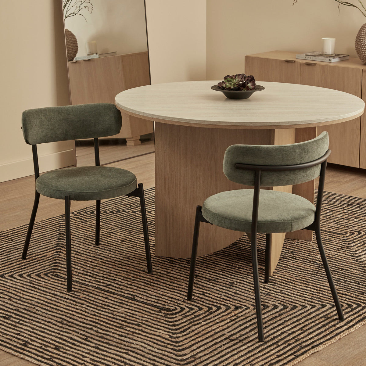 Hawthorn Set of 2 Dining Chairs Green