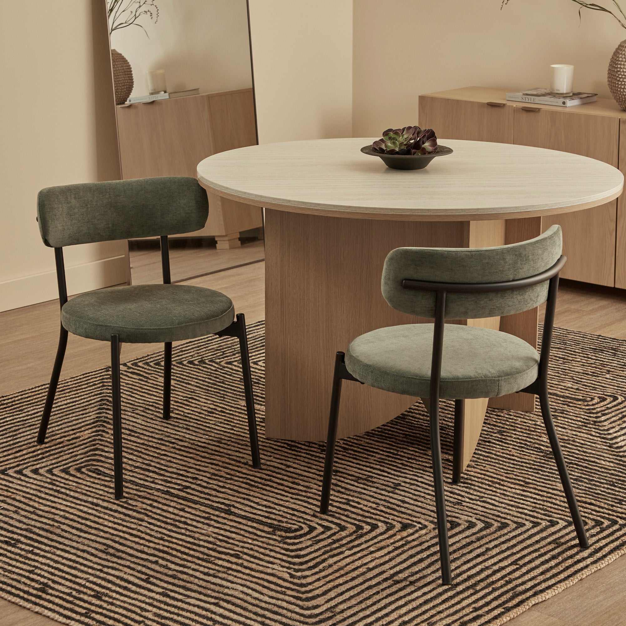Hawthorn Set of 4 Dining Chairs Green