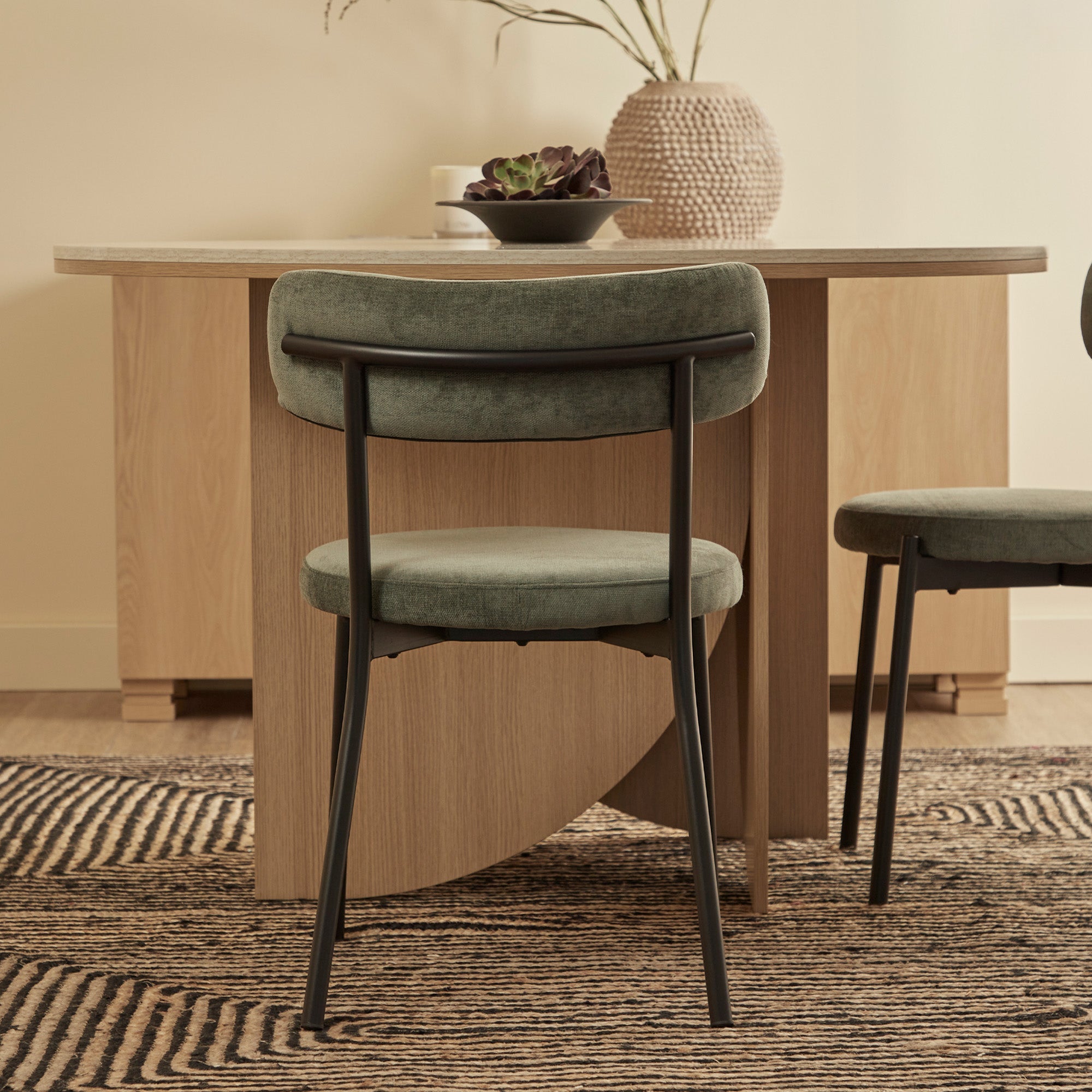 Hawthorn Set of 2 Dining Chairs Green