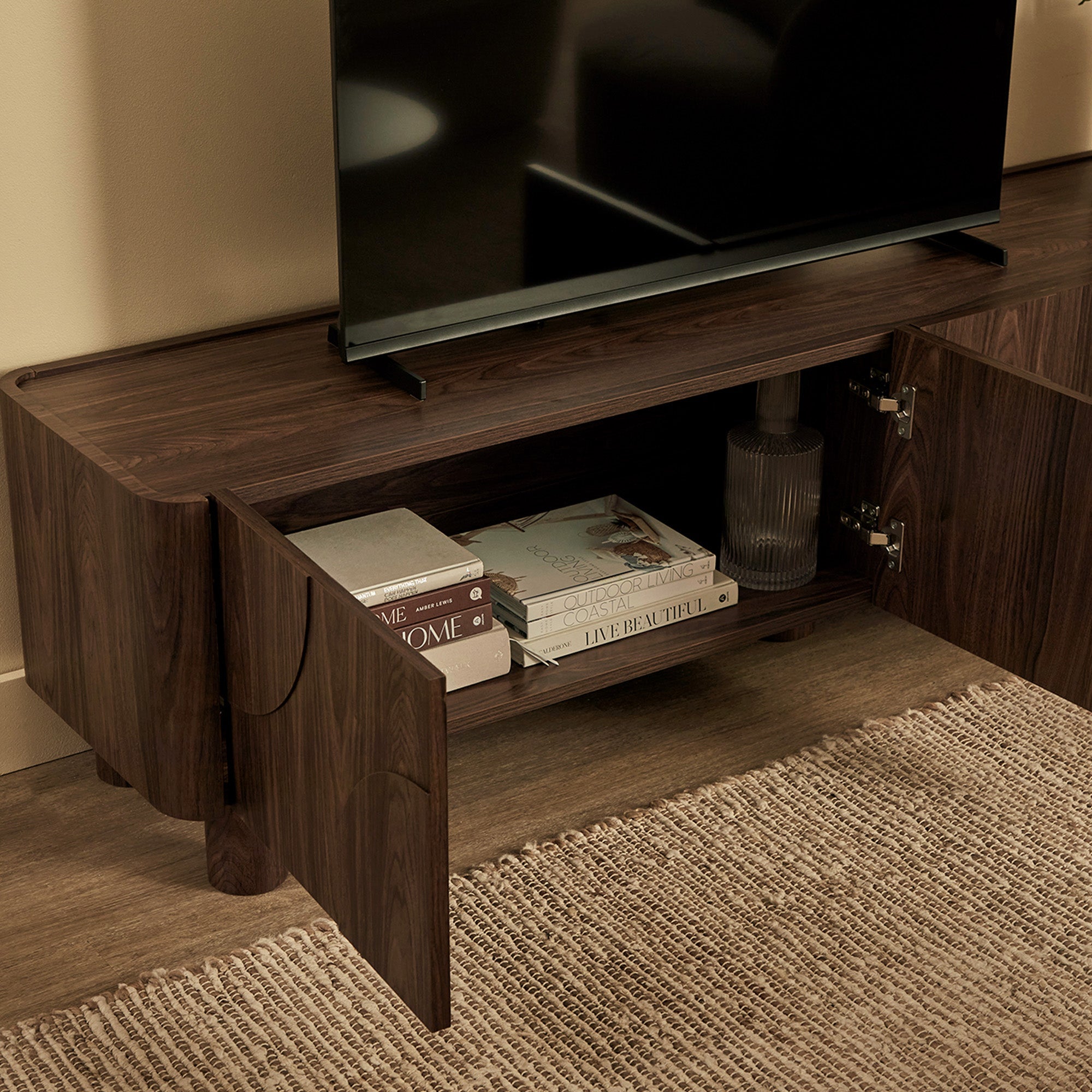 Iris Entertainment Unit Walnut (180cm)