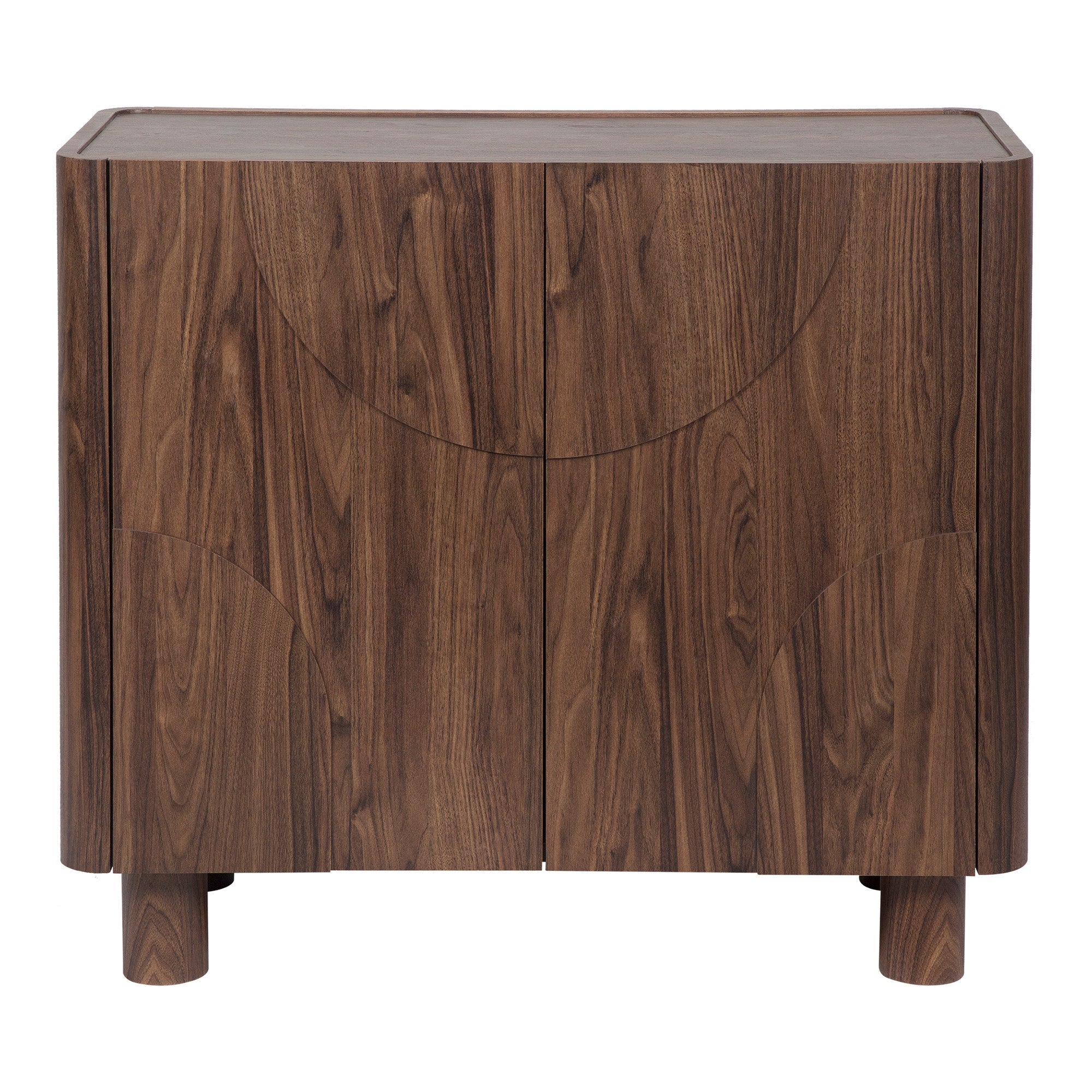 Iris 2 Door Cabinet Walnut