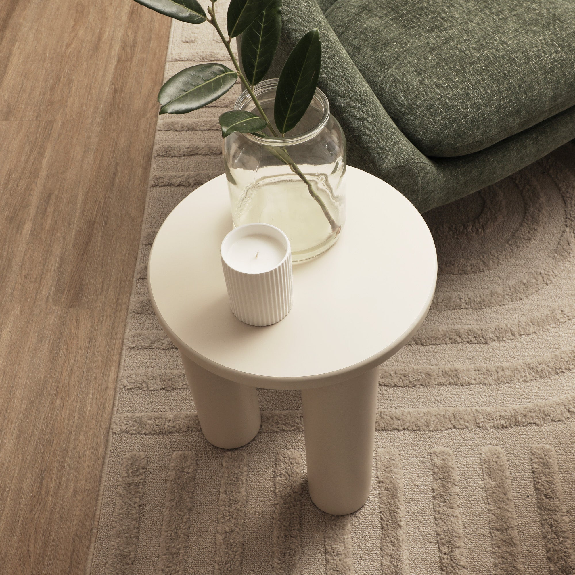 Kingsley Side Table Cream