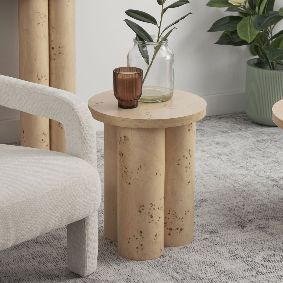 Mack Side Table Burl