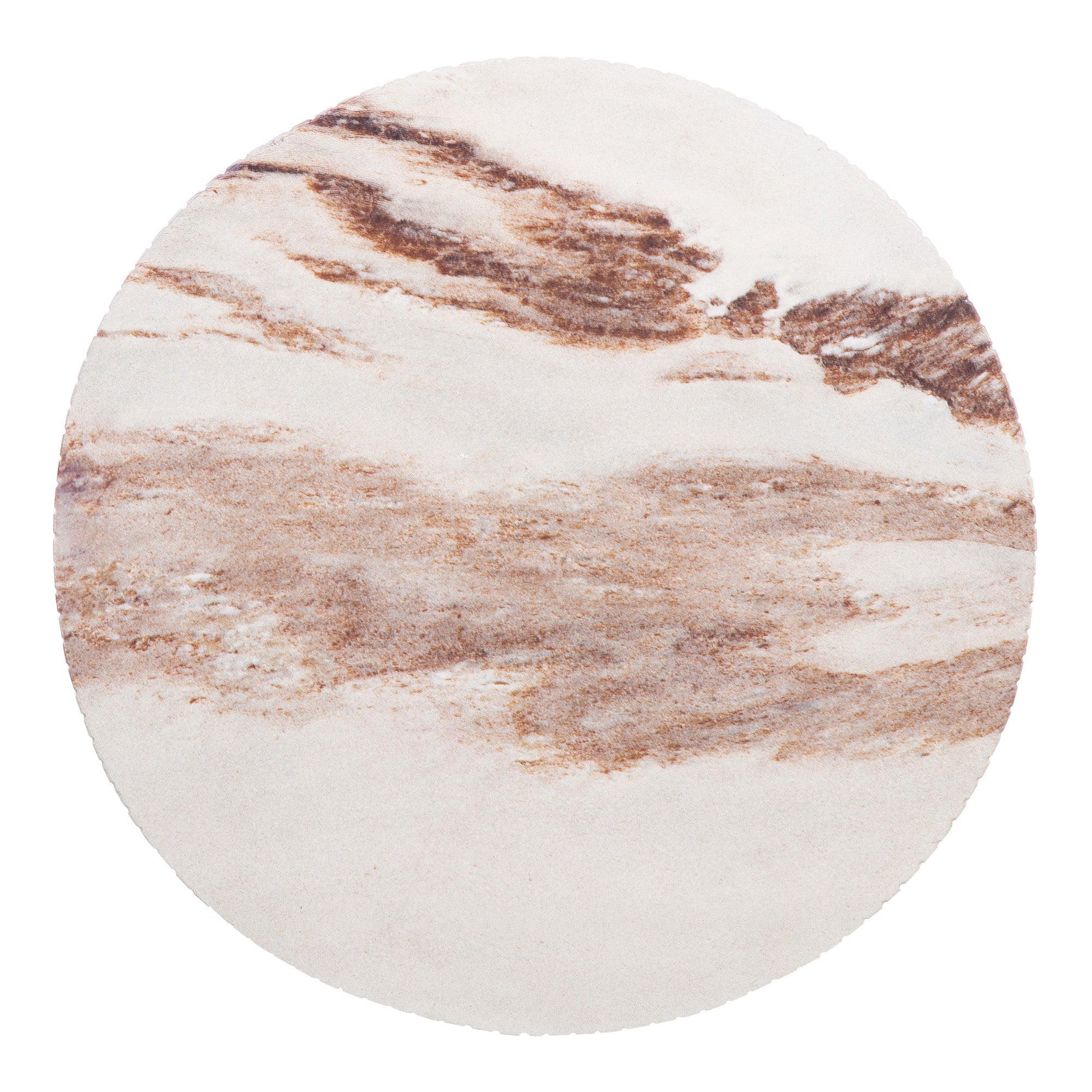 Mandu Marble Look Side Table White