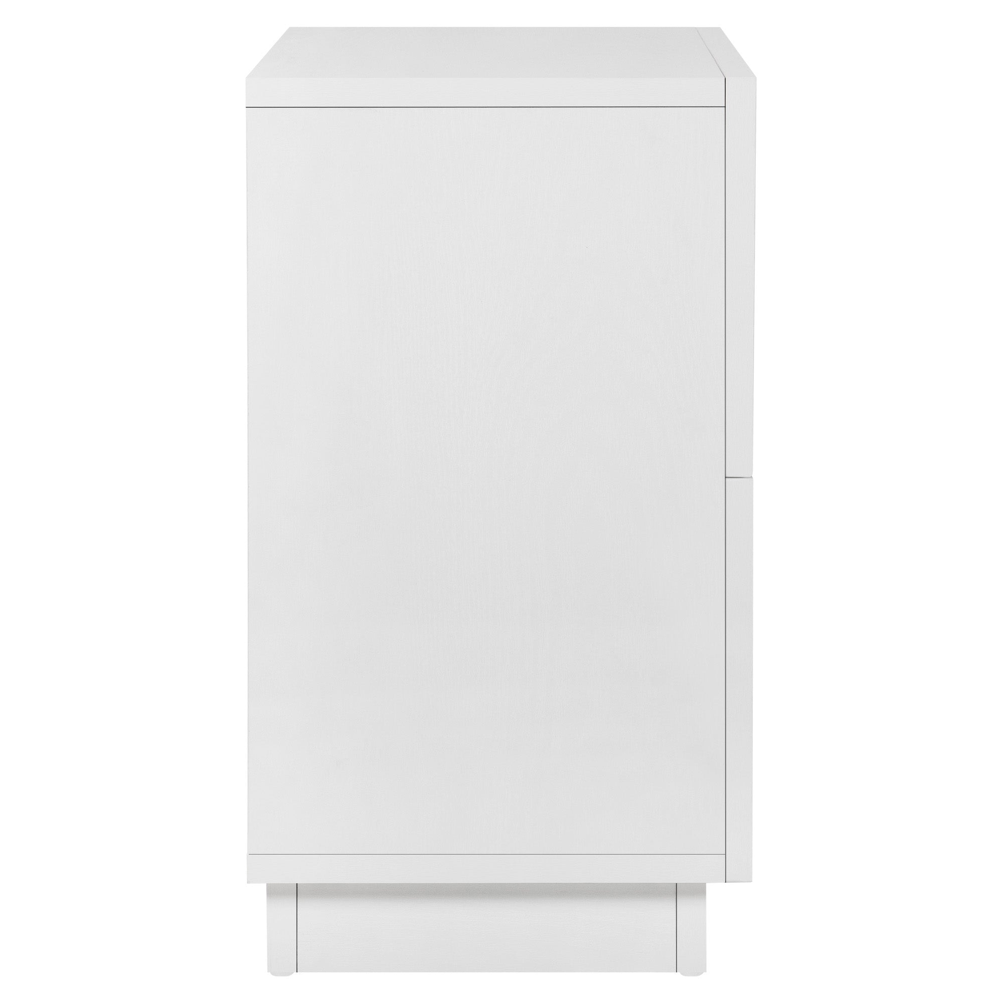 Neive Bedside Table White (Set of 2)
