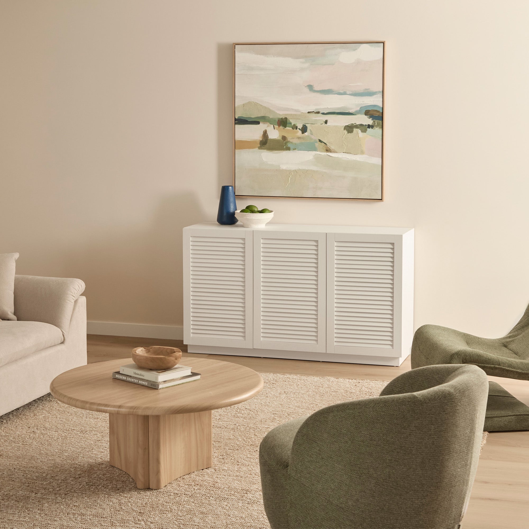 Neive Buffet White (140cm)