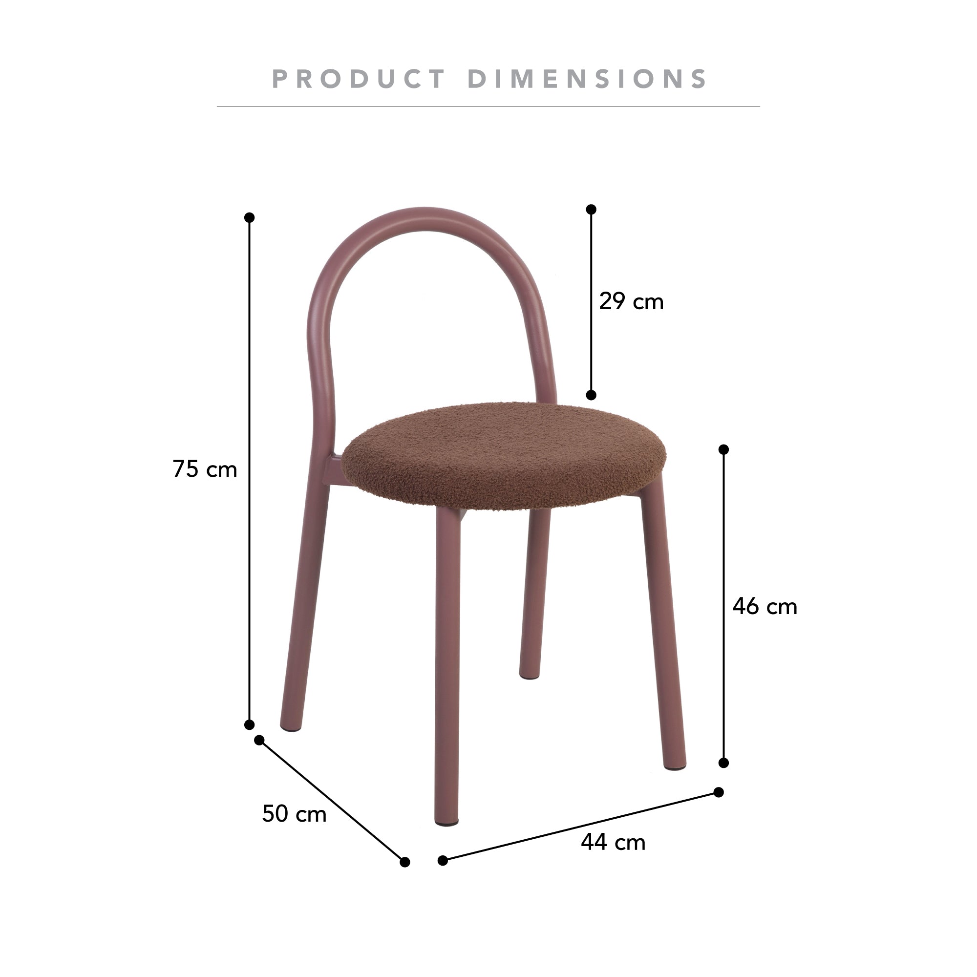 Newport Set of 4 Dining Chairs Claret