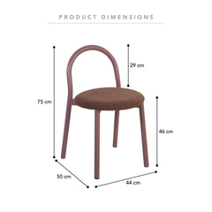 Newport Set of 4 Dining Chairs Claret