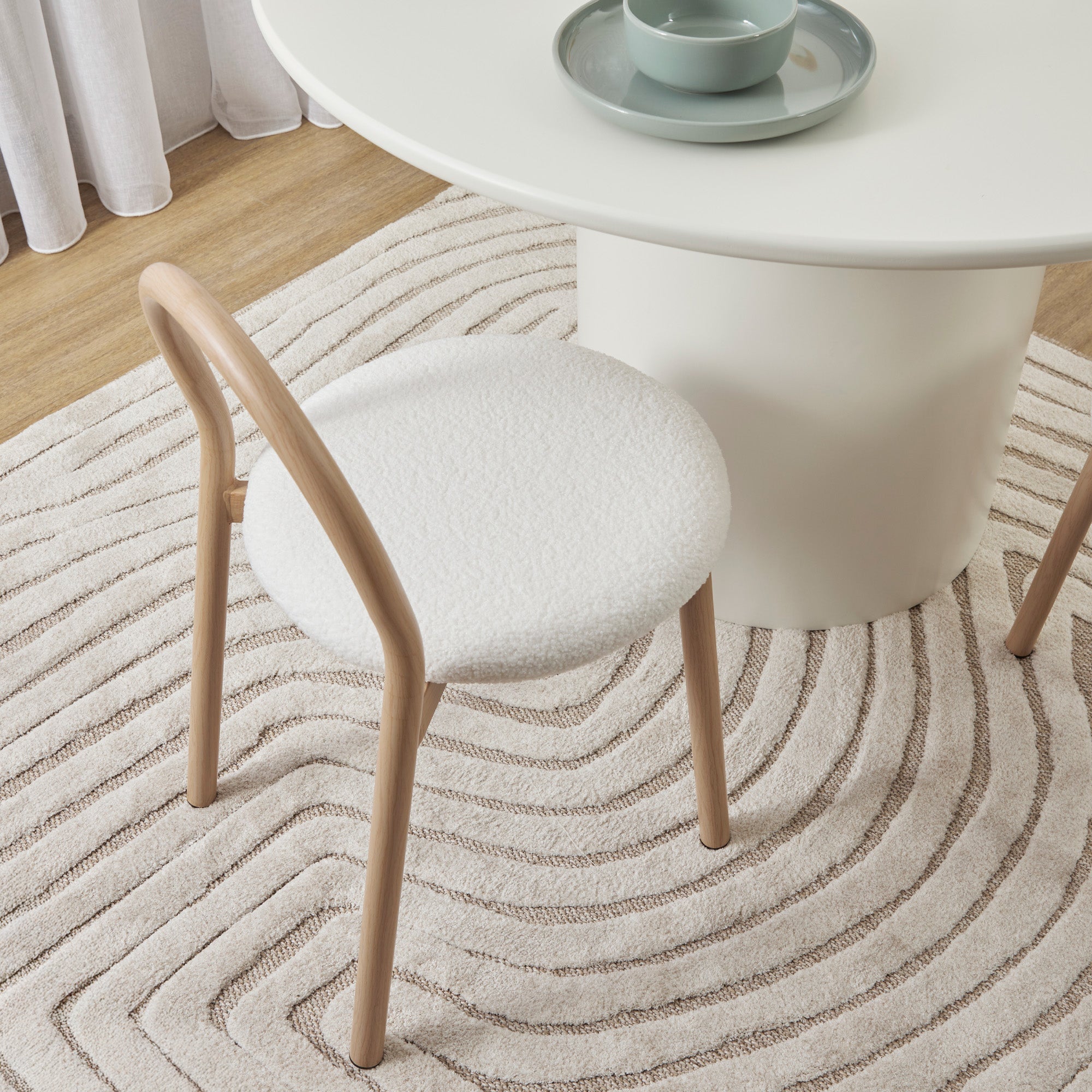 Newport Set of 4 Dining Chairs Cream