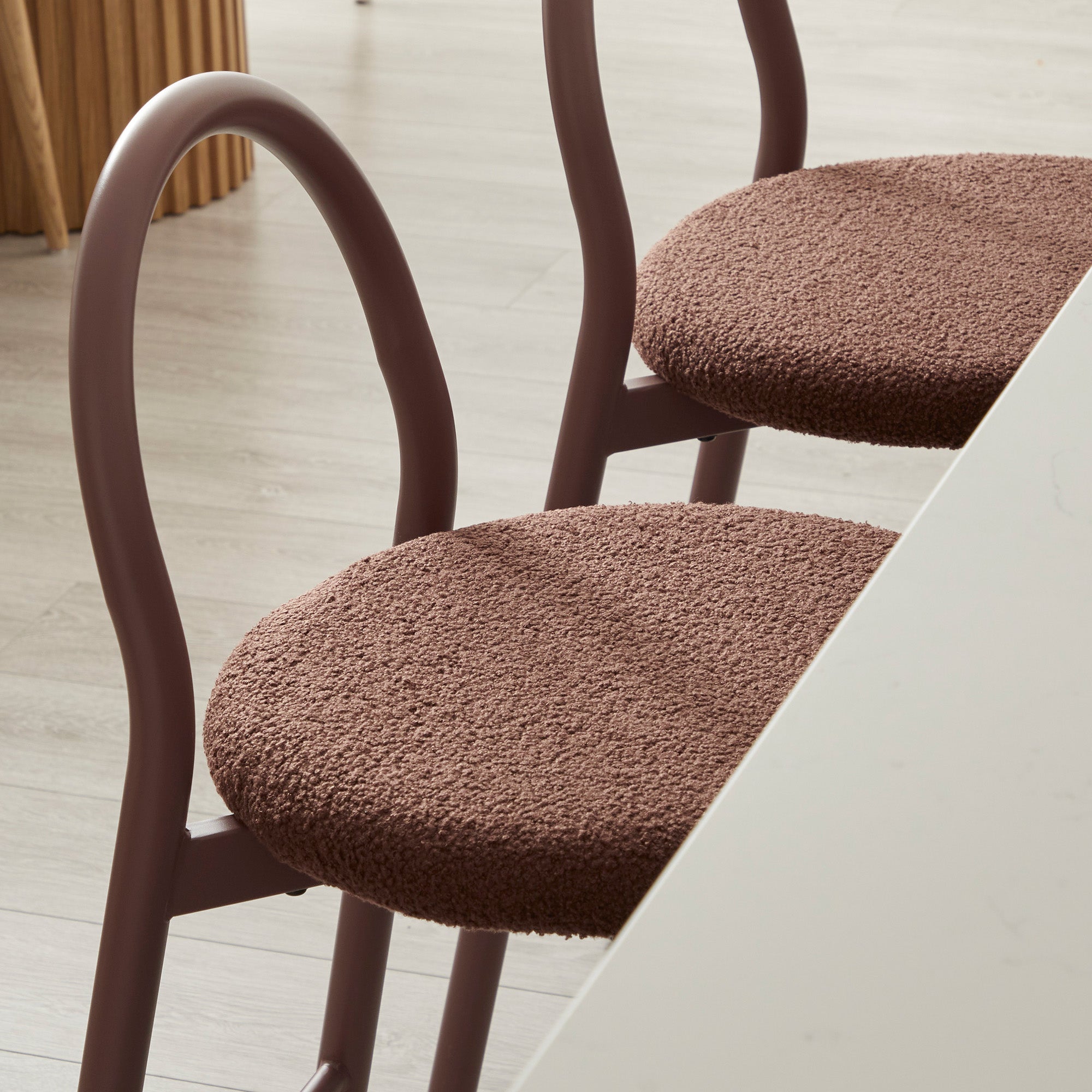 Newport Set of 2 Barstools Claret