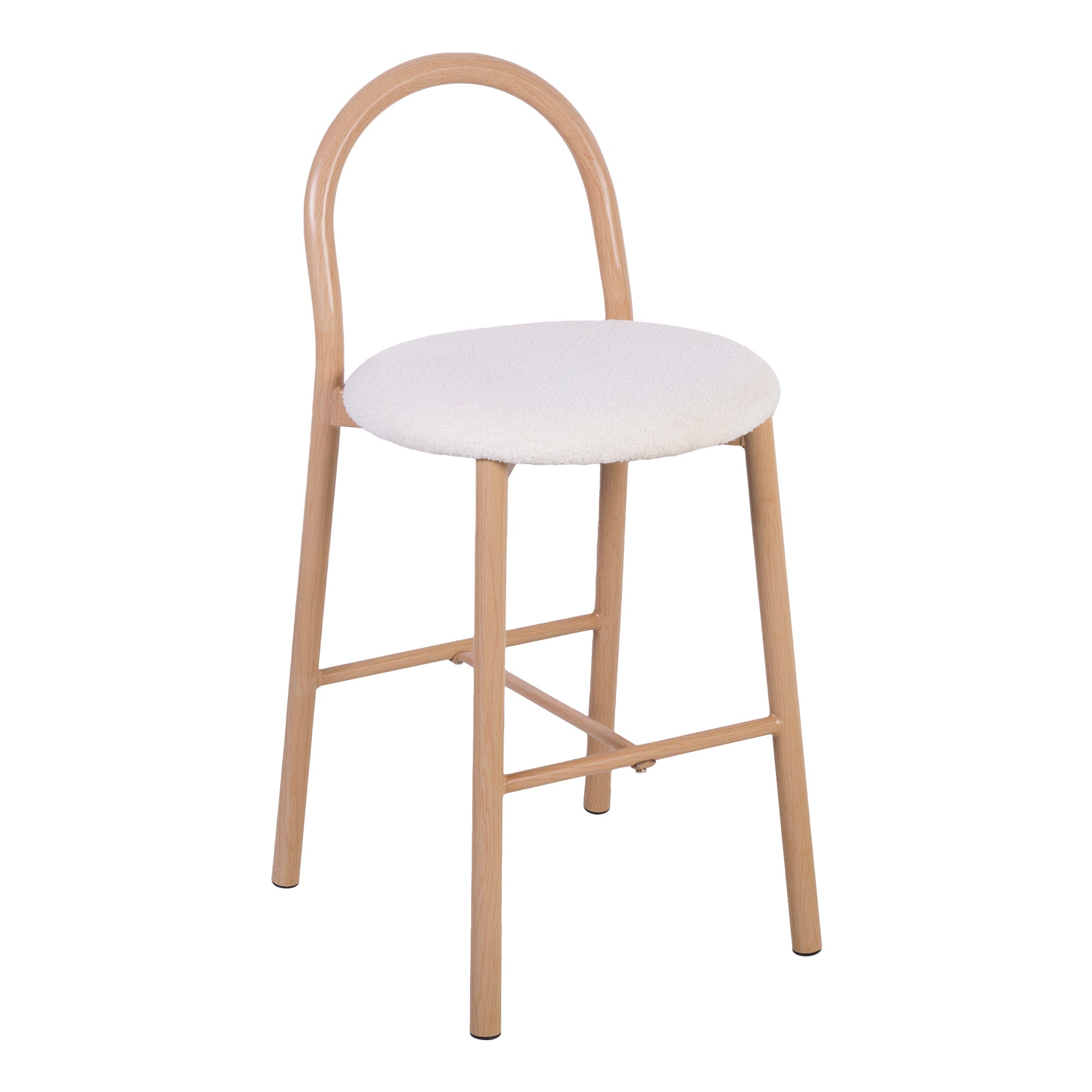 Newport Set of 2 Barstools Cream