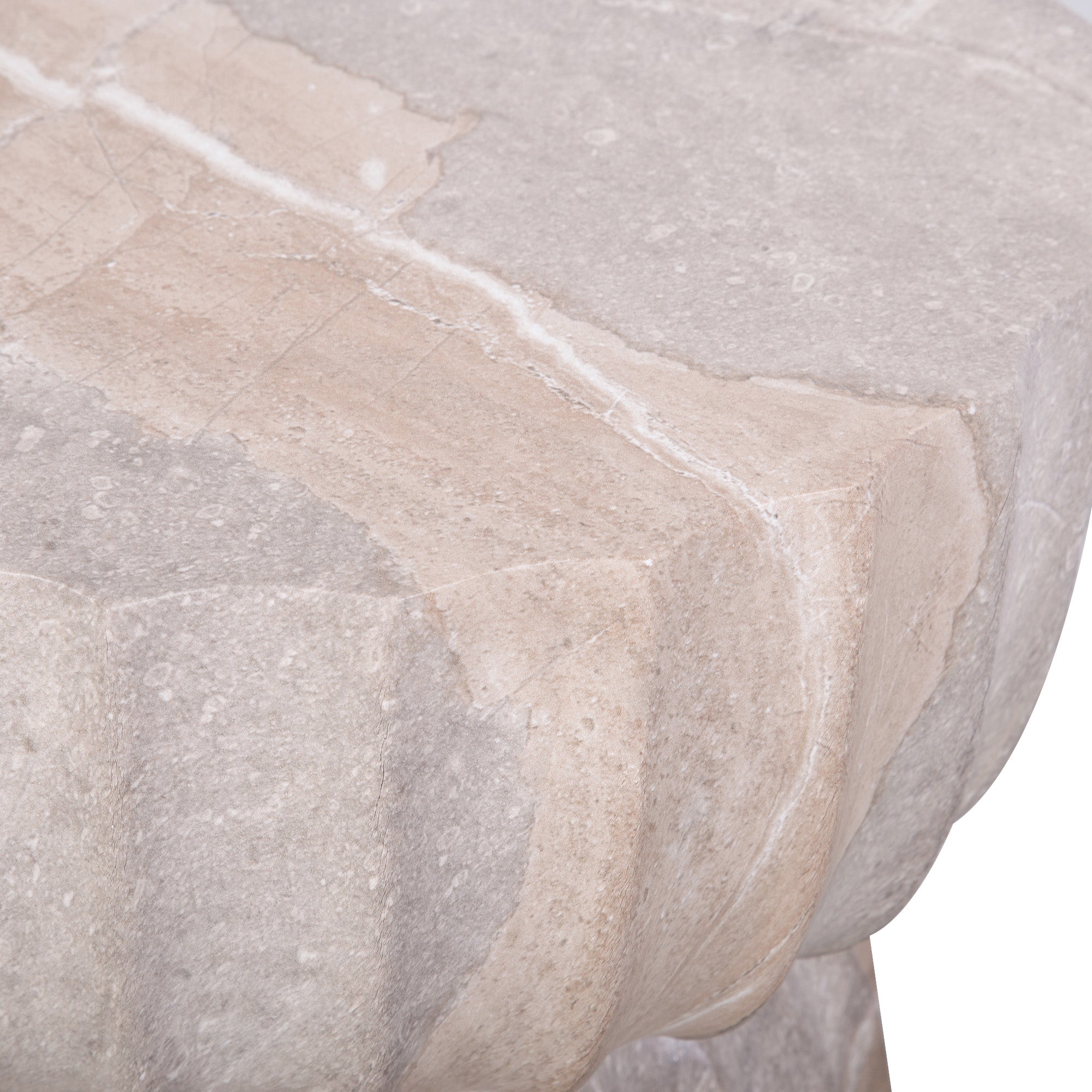 Ondo Travertine Look Side Table