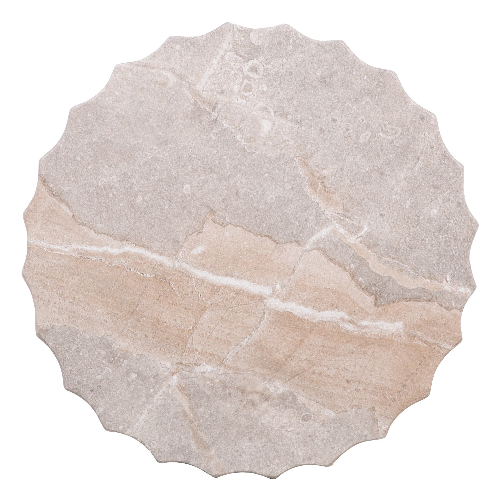Ondo Travertine Look Side Table