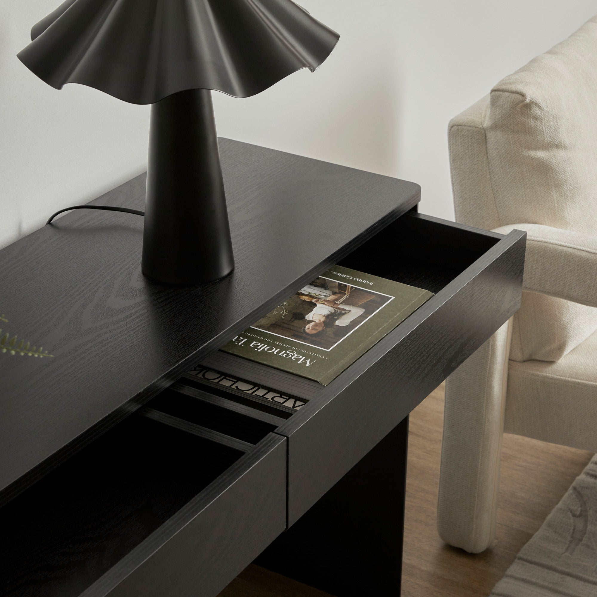 Oxford Console Table Black (120cm)