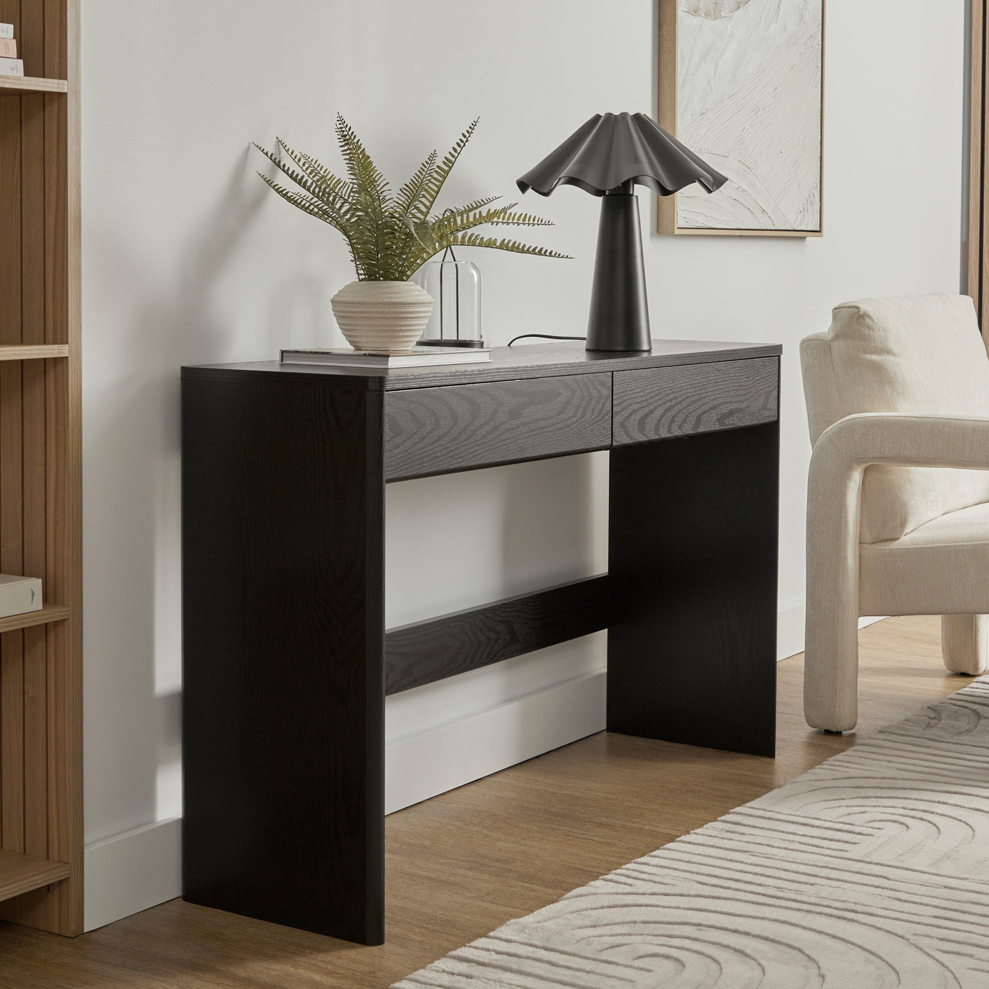 Oxford Console Table Black (120cm)