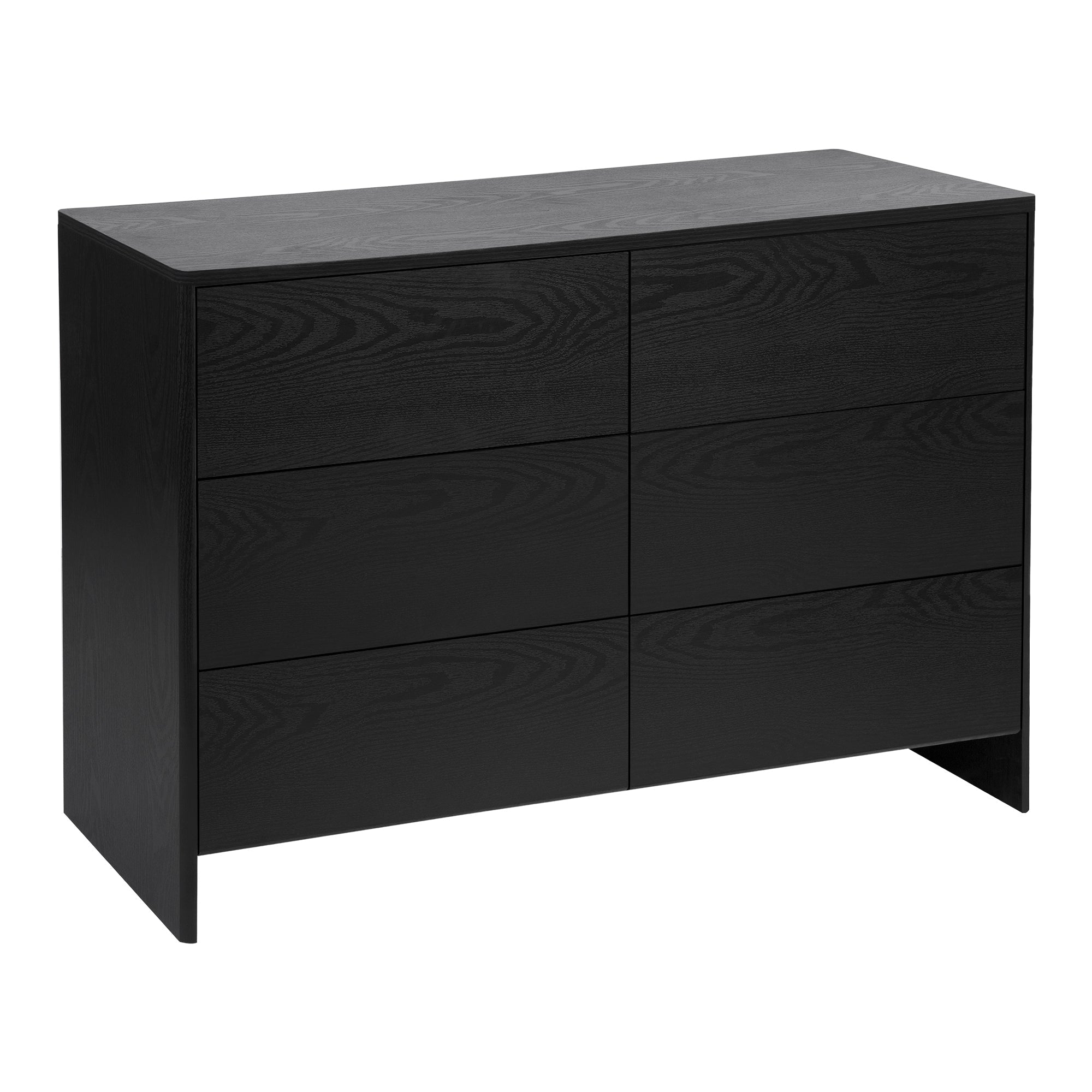 Oxford Chest of 6 Drawers Black