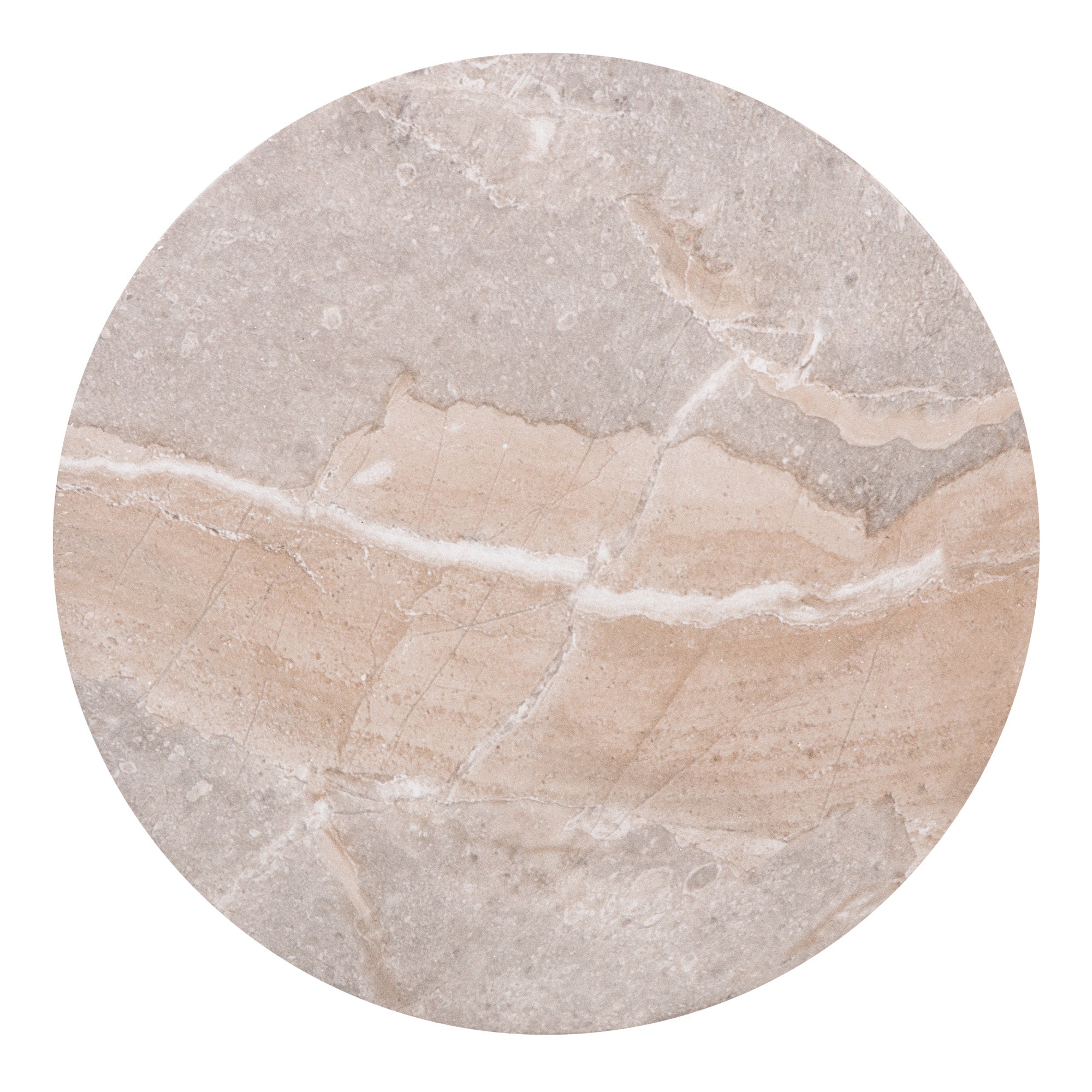 Parker Travertine Look Side Table