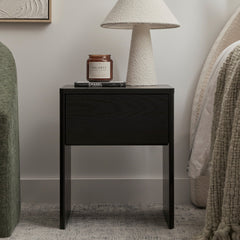 Oxford Bedside Table Black (Set of 2)